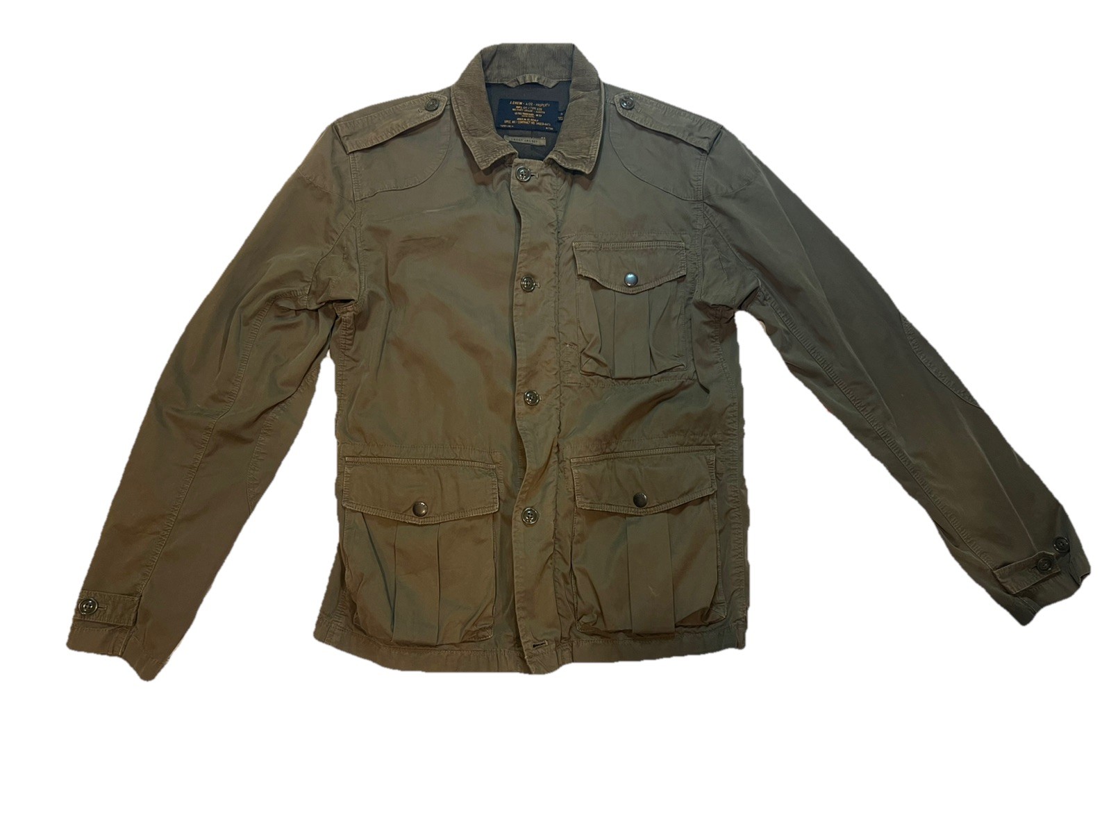 J.Crew A22 G38 Military Grade Cadet Field Utility Jacket Mens Medium
