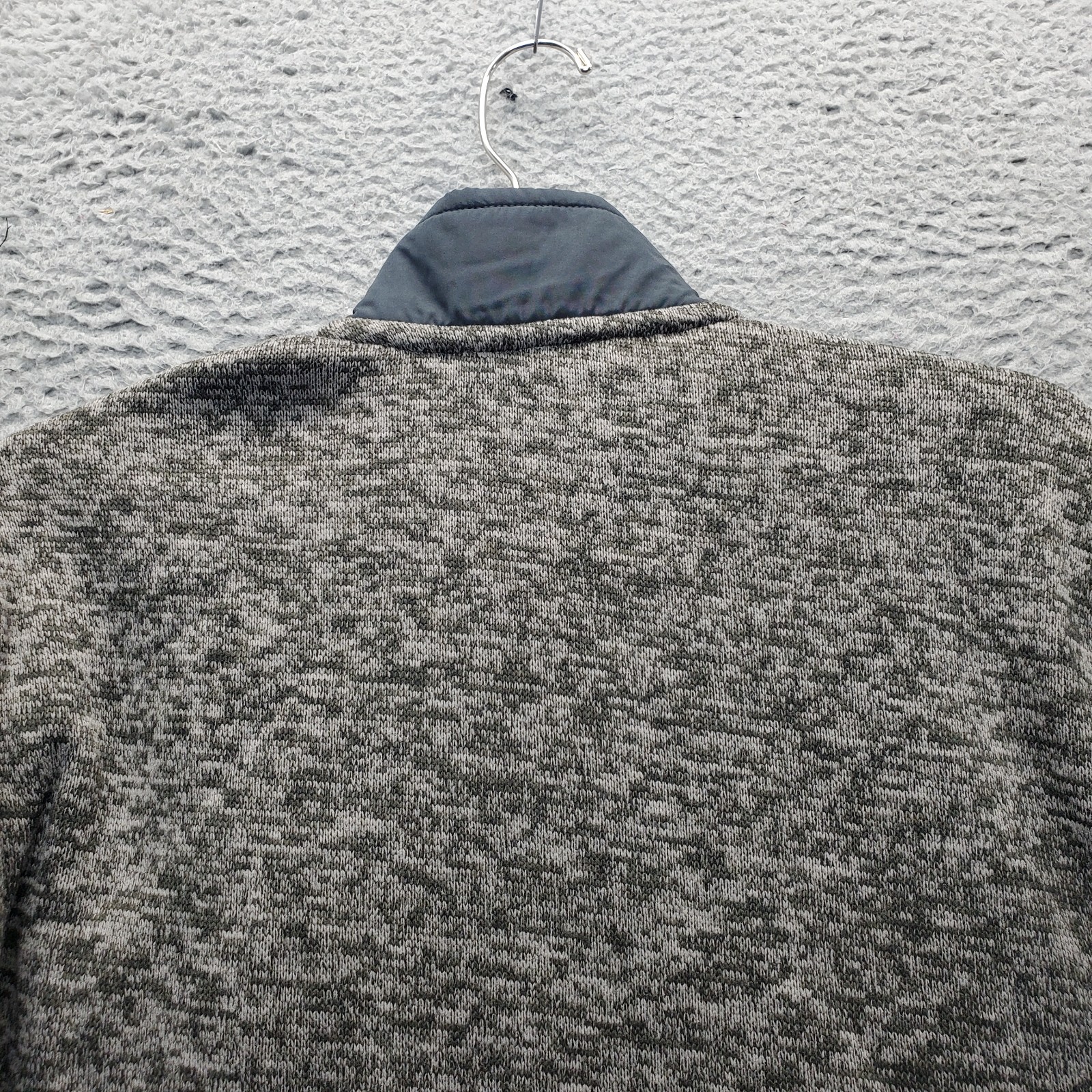 Eddie Bauer Warm Sweater Mens S Multi Fleece Knit Classic Fit 1/4 Zip Pullover