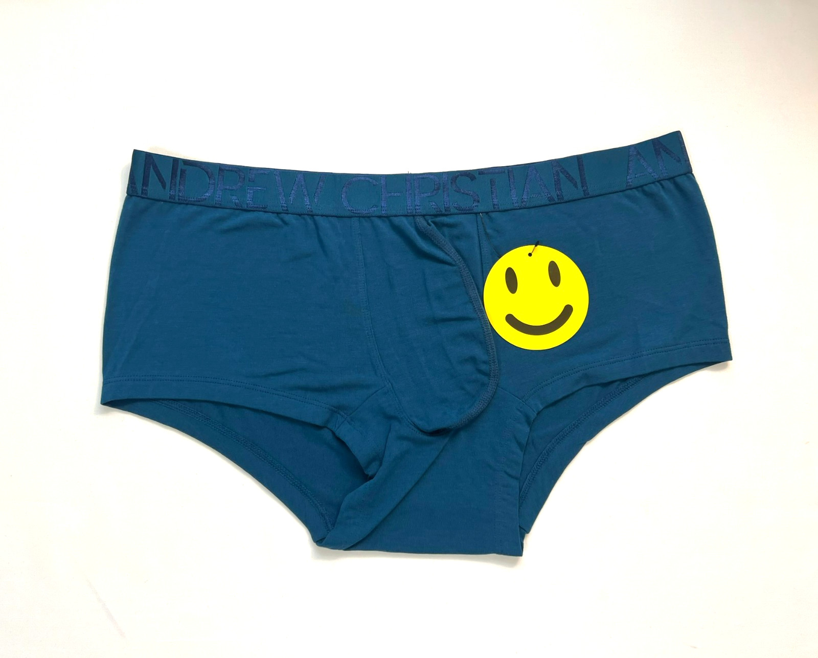 Andrew Christian – Size XL HAPPY Modal Blend Boxer Brief/Trunks – Dark Teal