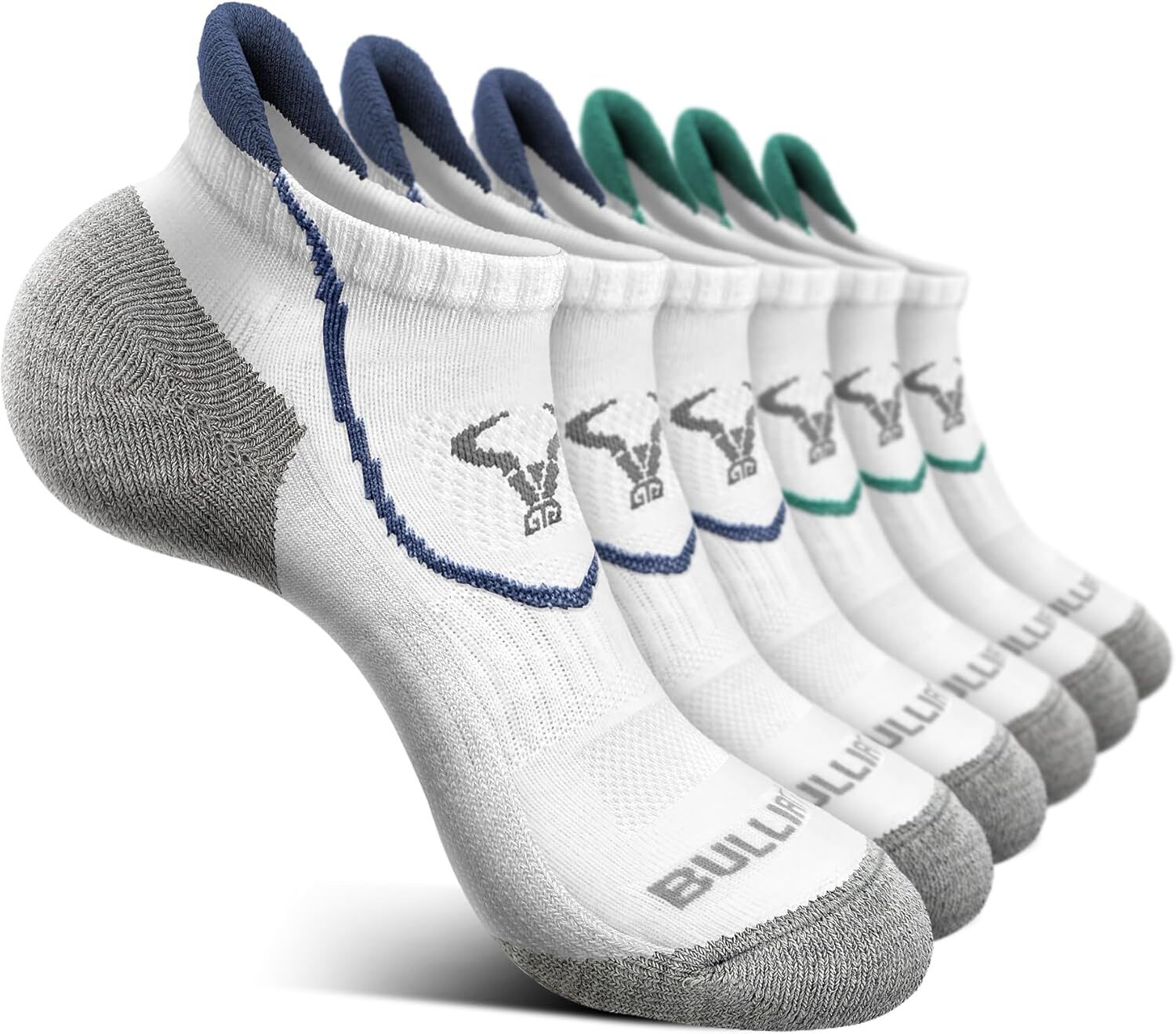 Men’s Athletic Running Ankle Socks Breathable Moisture Wicking Cushioned Arch