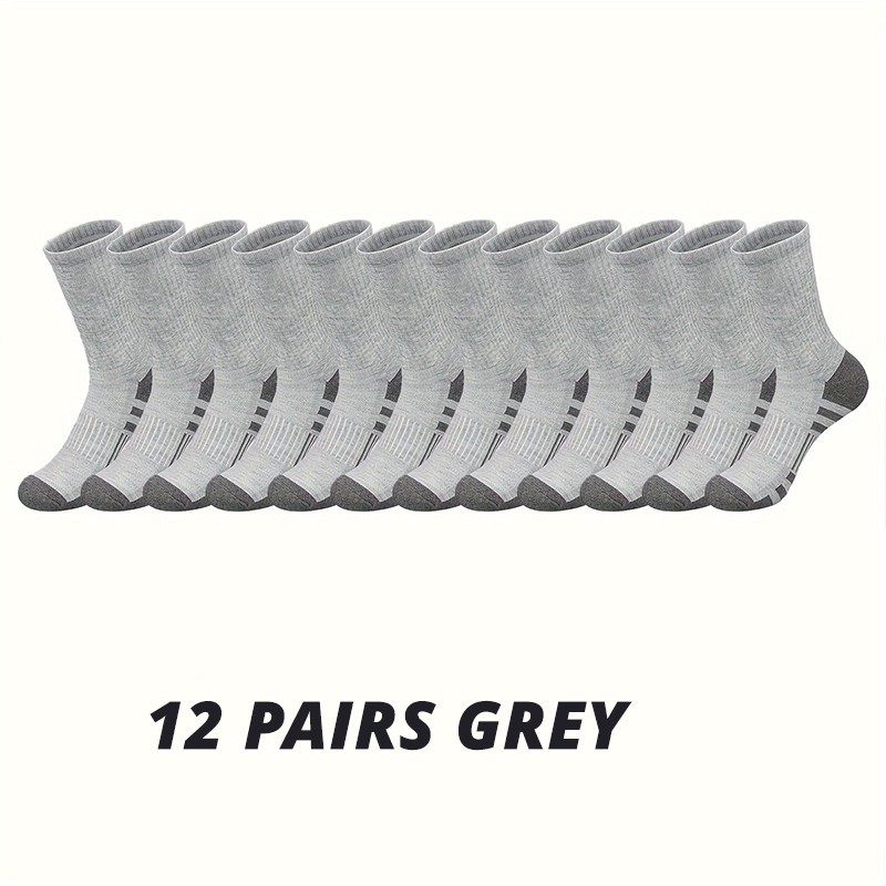 6-12 Pairs Mens Plain Solid Cotton Sports Ankle Athletic Socks Low Cut Size 9-13
