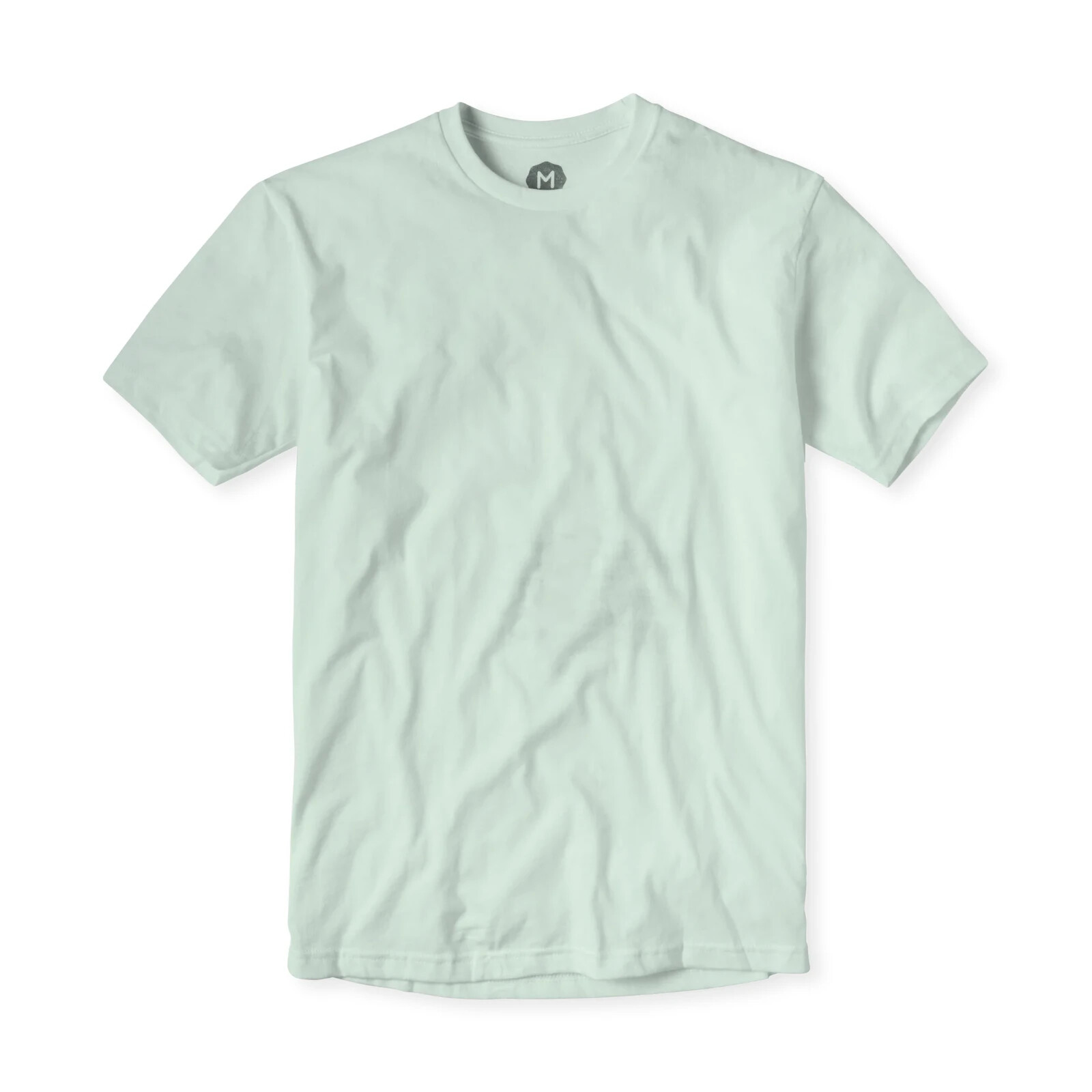 Wohven Mens Blank T-Shirt Tee Mint Green Short Sleeve Cotton Blend Crew Neck