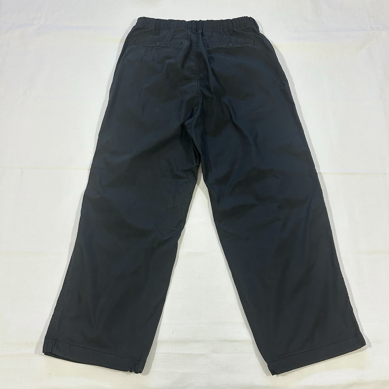 UNIQLO Parachute Pants Mens Sz M Casual Relaxed Fit Tech Casual Streetwear Black