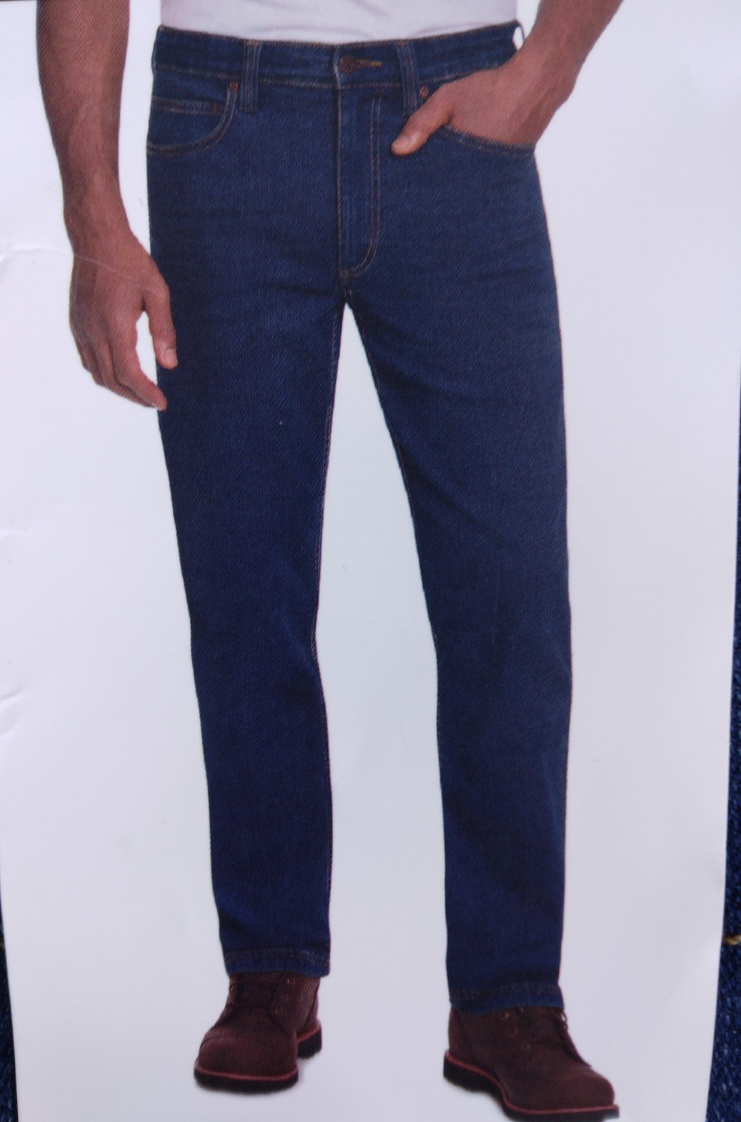 Kirkland Signature Jeans Men’s Straight Fit Comfort Stretch Denim Pants 32×32