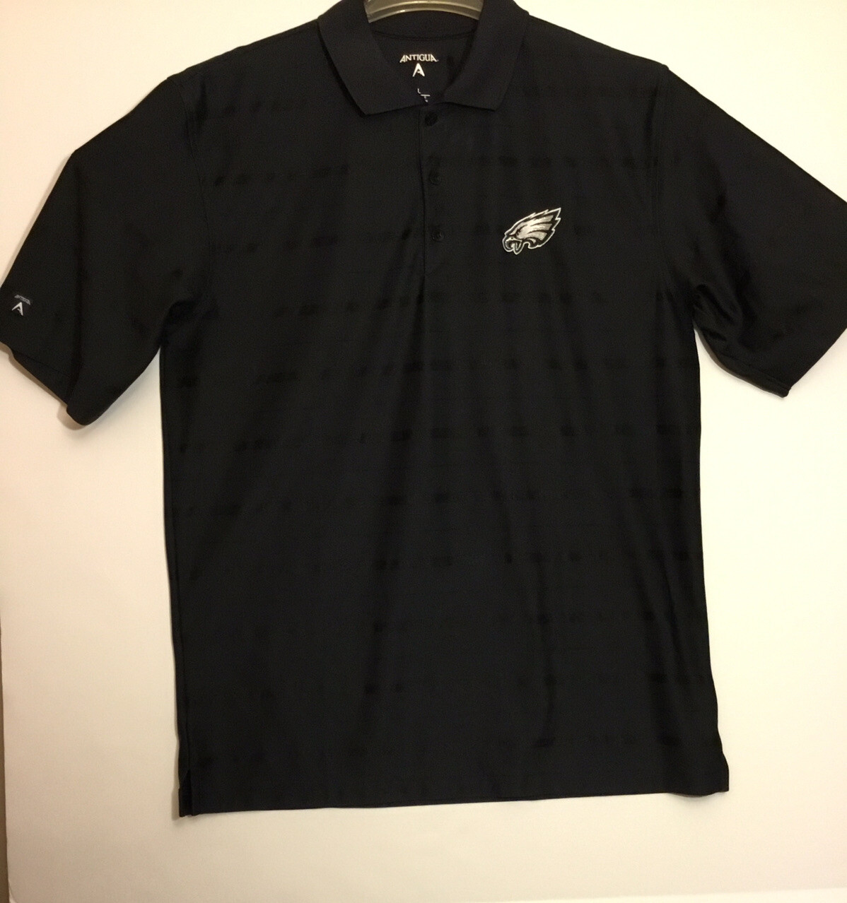 ANTIGUA Men’s Short Sleeve T-Shirt Large Black, White, Silver