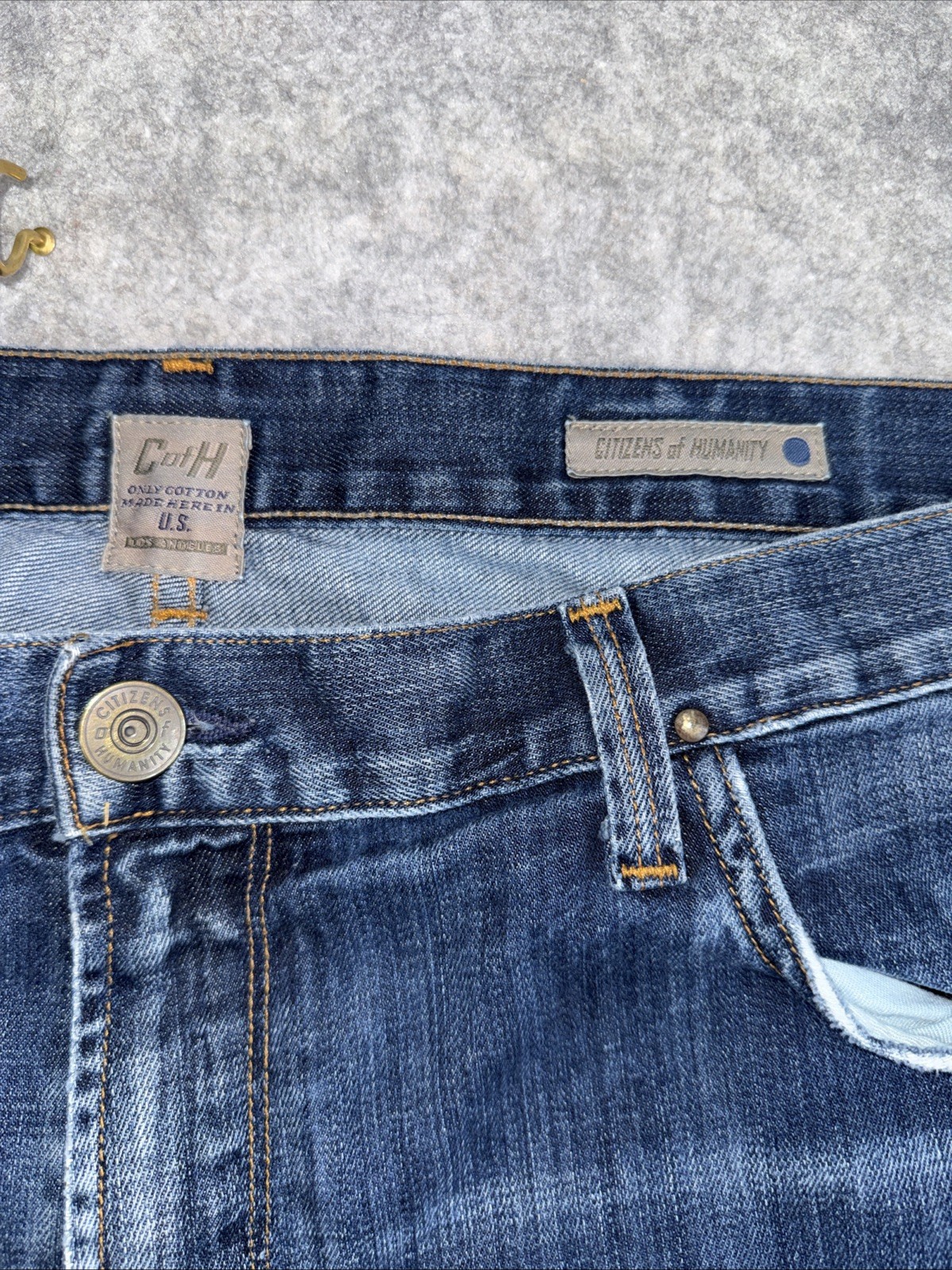 Citizens Of Humanity, C-OF-H Jagger Jeans Mens 40 Light Wash