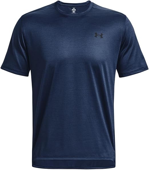 UNDER ARMOR UNDER ARMOUR UA TECH VENT SS, SIZE LARGE – DARK BLUE
