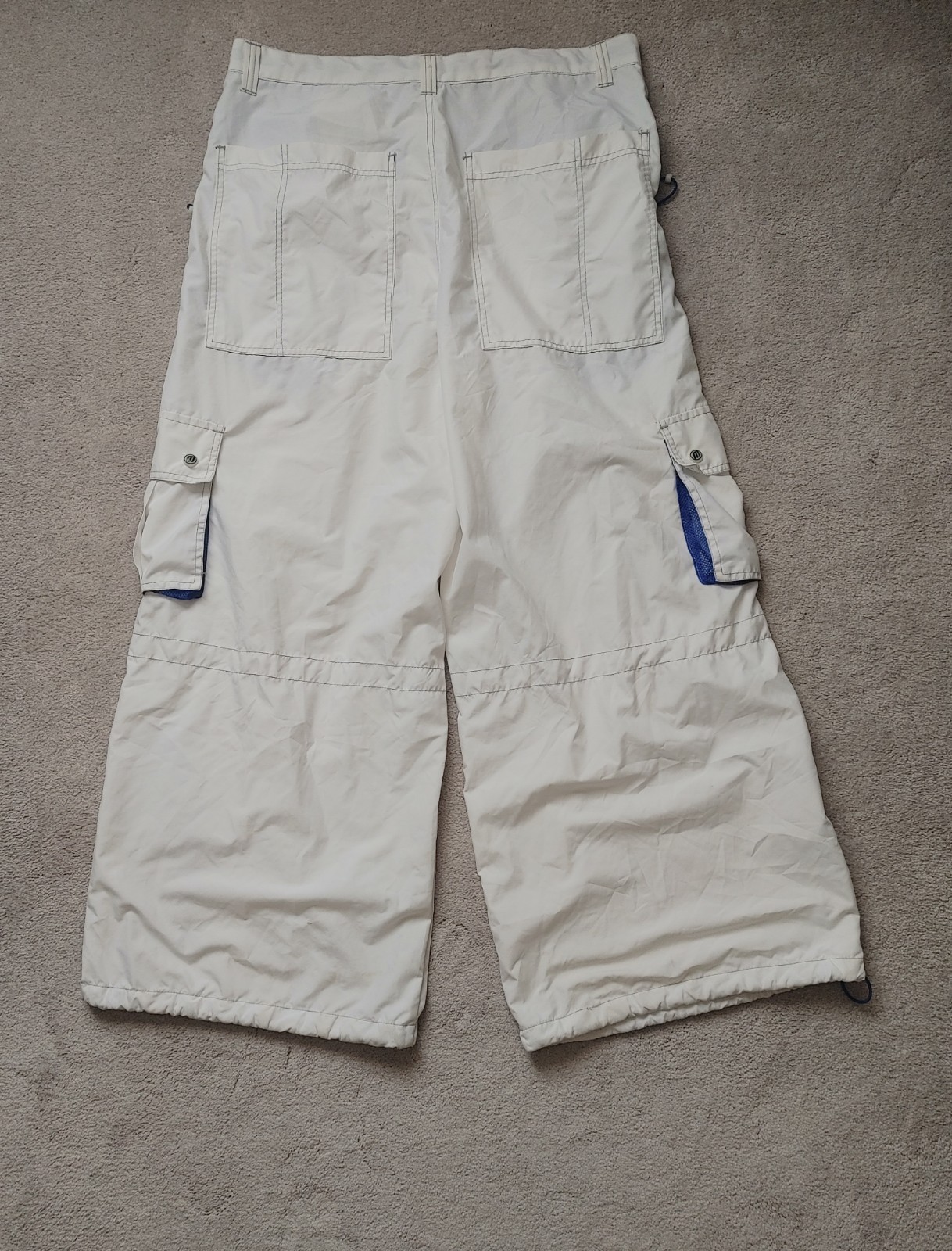 Vintage Y2K Macgear Baggy Wide Leg Parachute Rave Pants Size 40