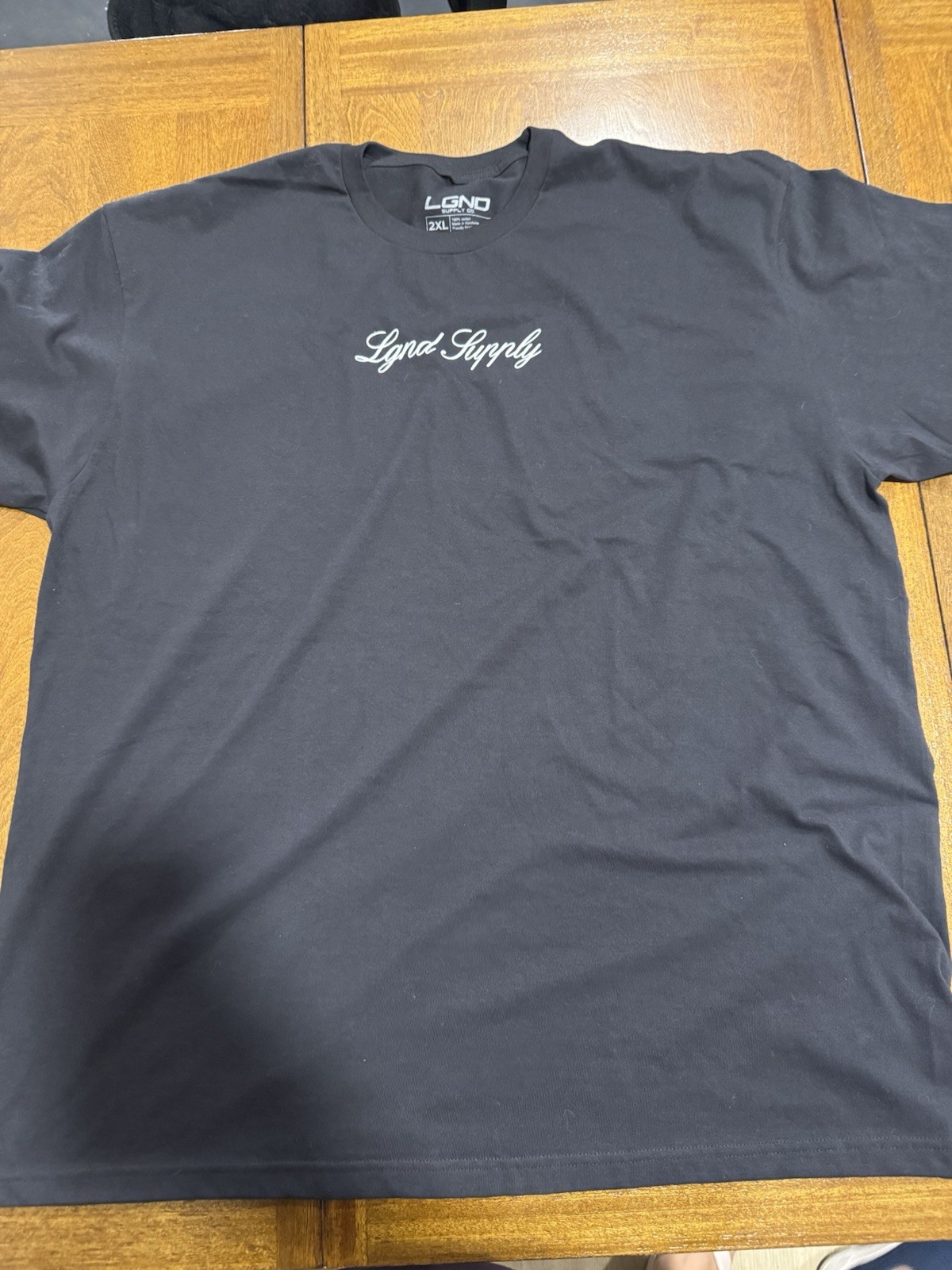 LGND Supply Co T Shirt Mens Size 2XL Big & Tall Logo LGND SUPPLY Black