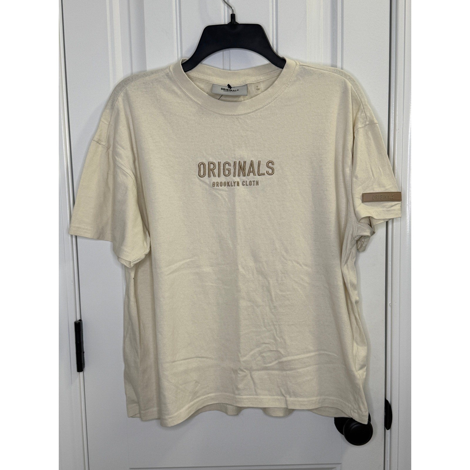 Brooklyn Cloth Small Cream T-Shirt Originals Streetwear Tee