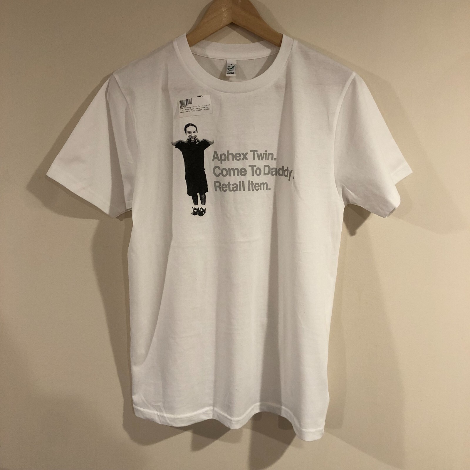 100% Authentic 2018 Aphex Twin Come To Daddy T-shirt Size S Small Retail Item