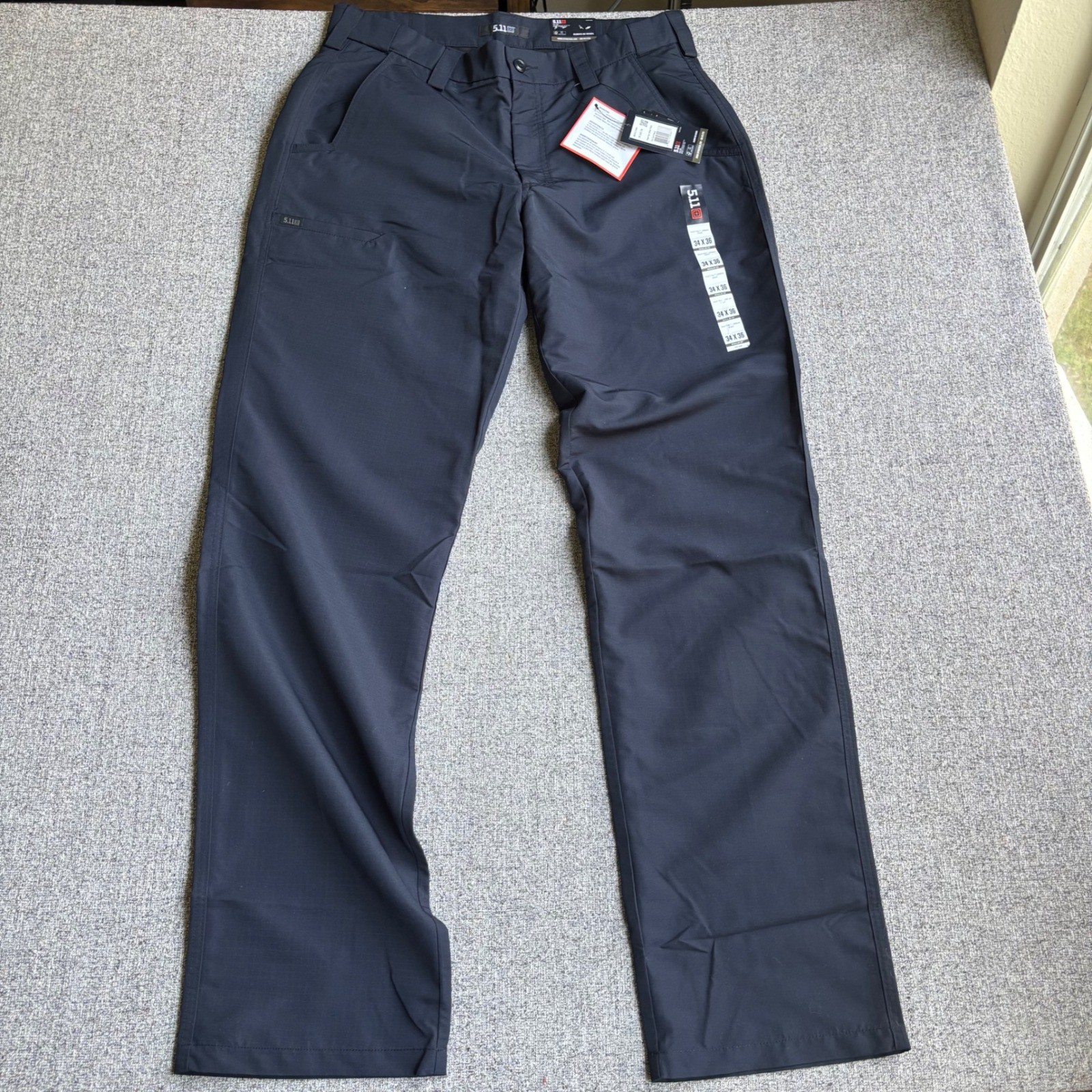 511 Tactical Pants Mens 34×36 Dark Navy Fast-Tac Urban Pant Regular Ripstop New