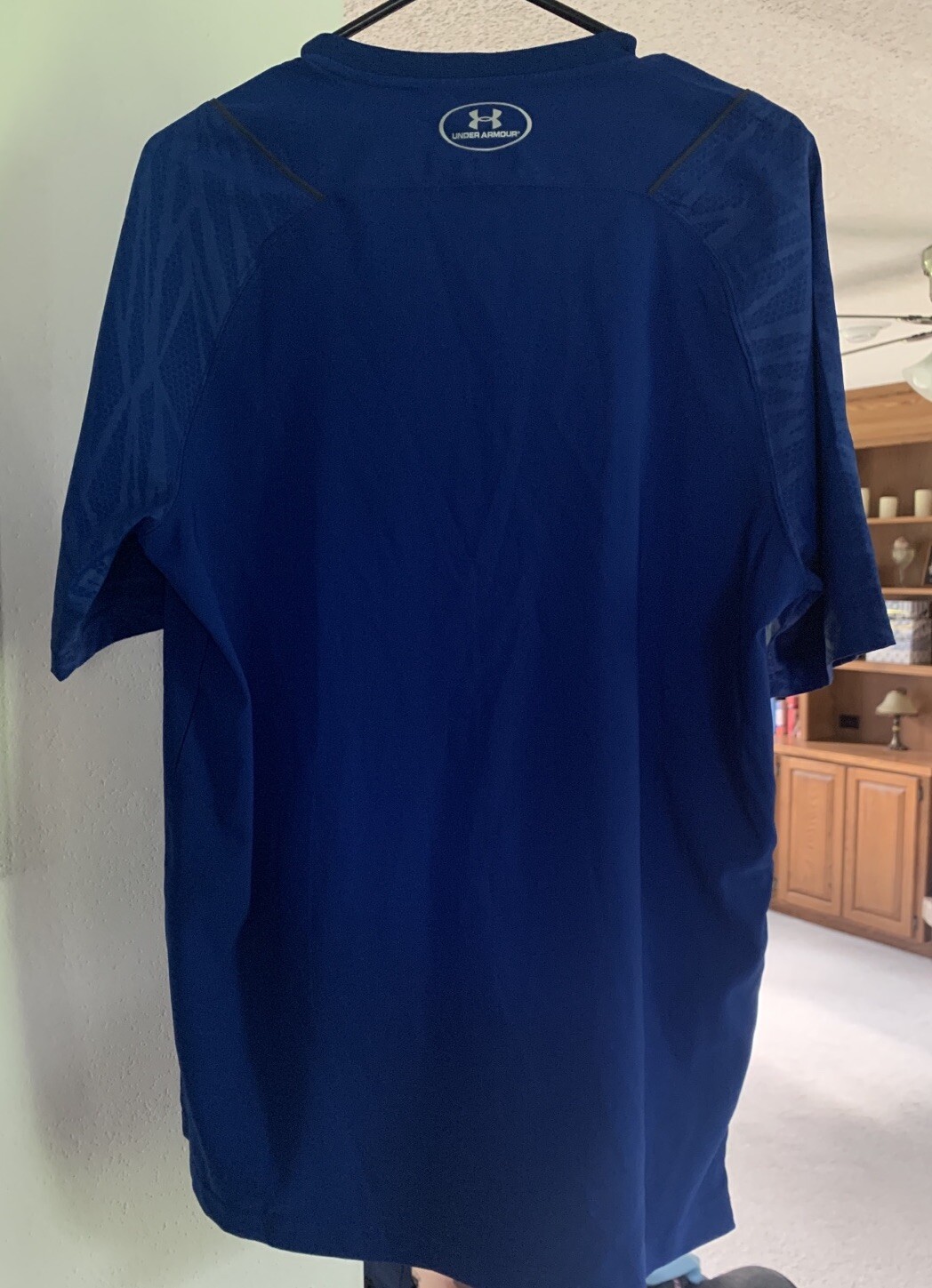 Royal Blue Under Armour Baseball 1/4 Zip All Seasons Loose Fit Men’s Shirt Small