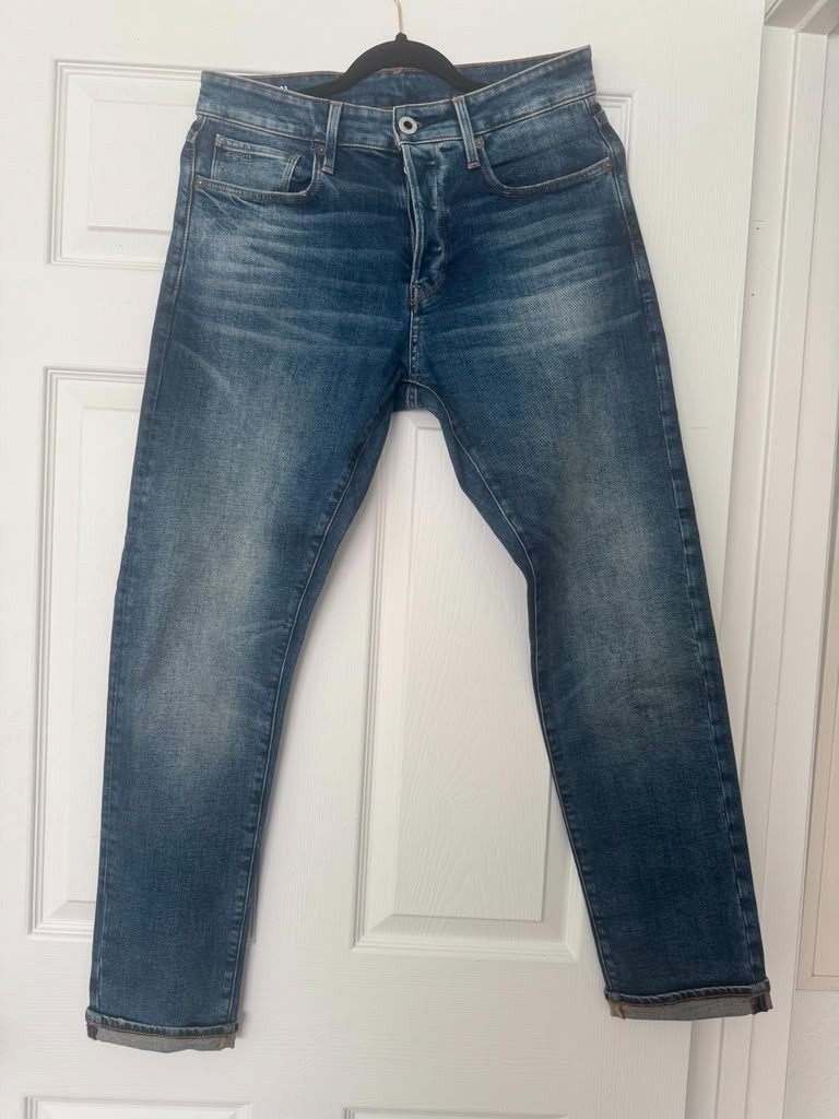 G-STAR RAW Denim 3301 Tapered Men’s Jeans Size W30 X L32