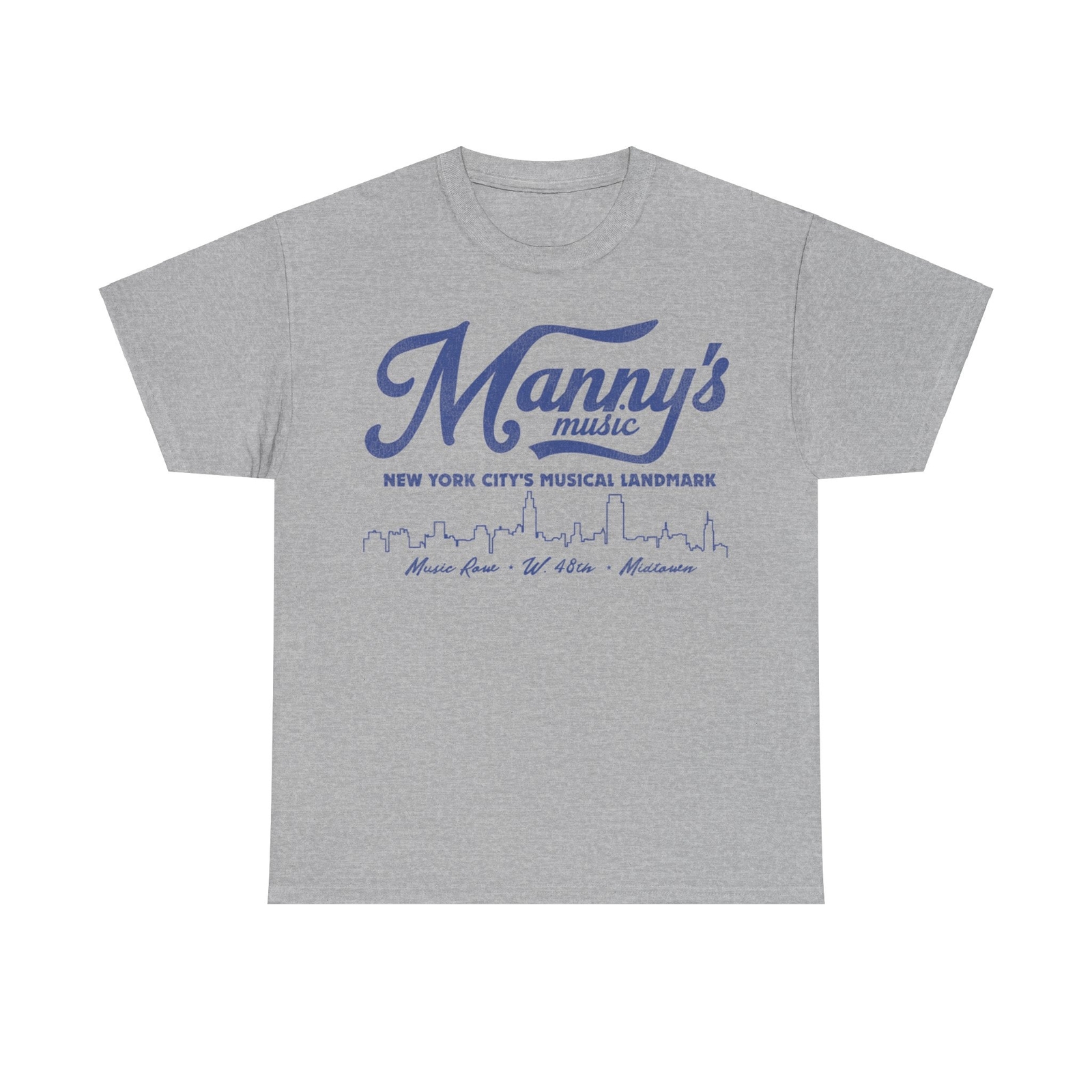 Mannys Music Store New York City Retro Nostalgic T-shirt