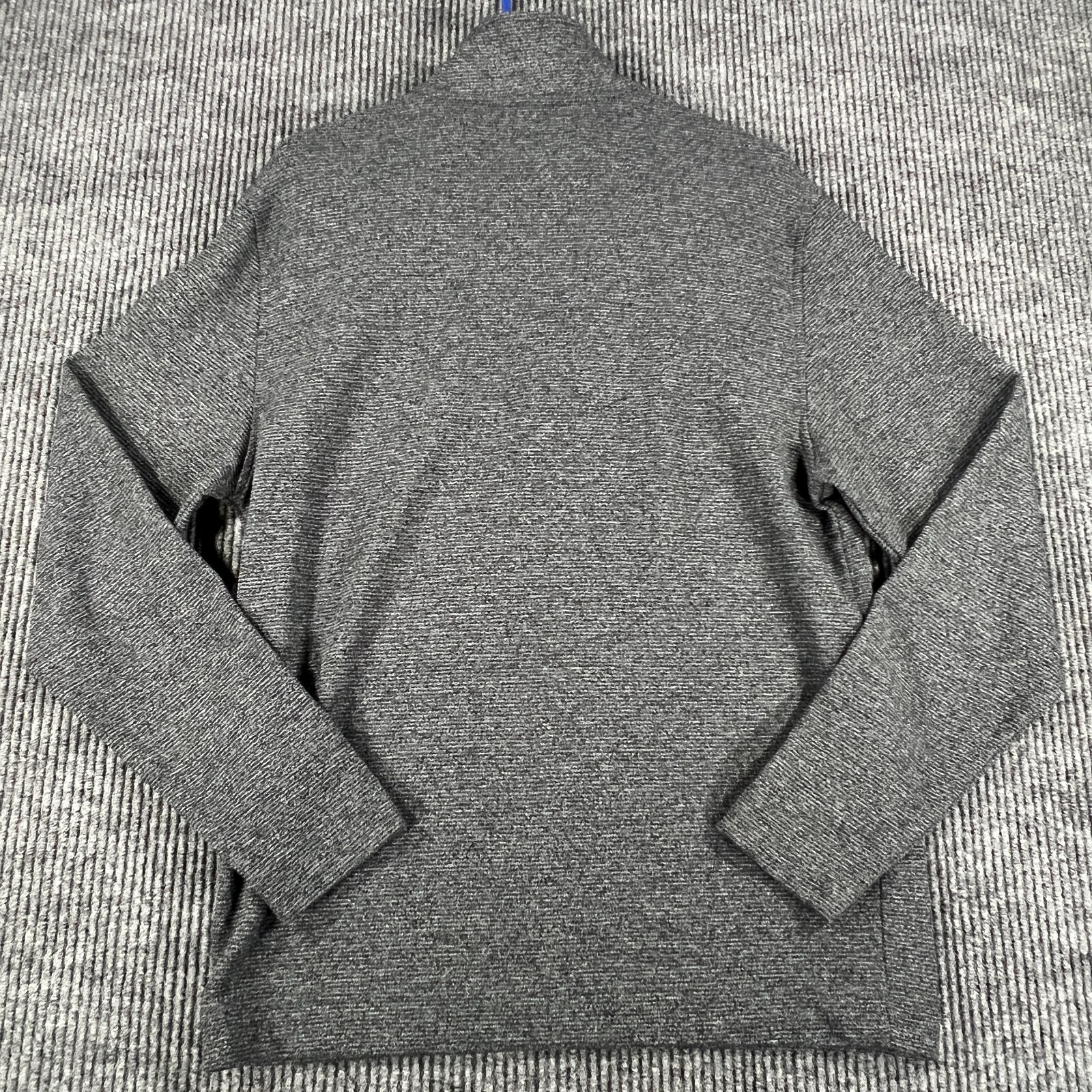 Van Heusen Shirt Flex Mens Small Gray Long Sleeve 1/4 Zip New with Tags NWT