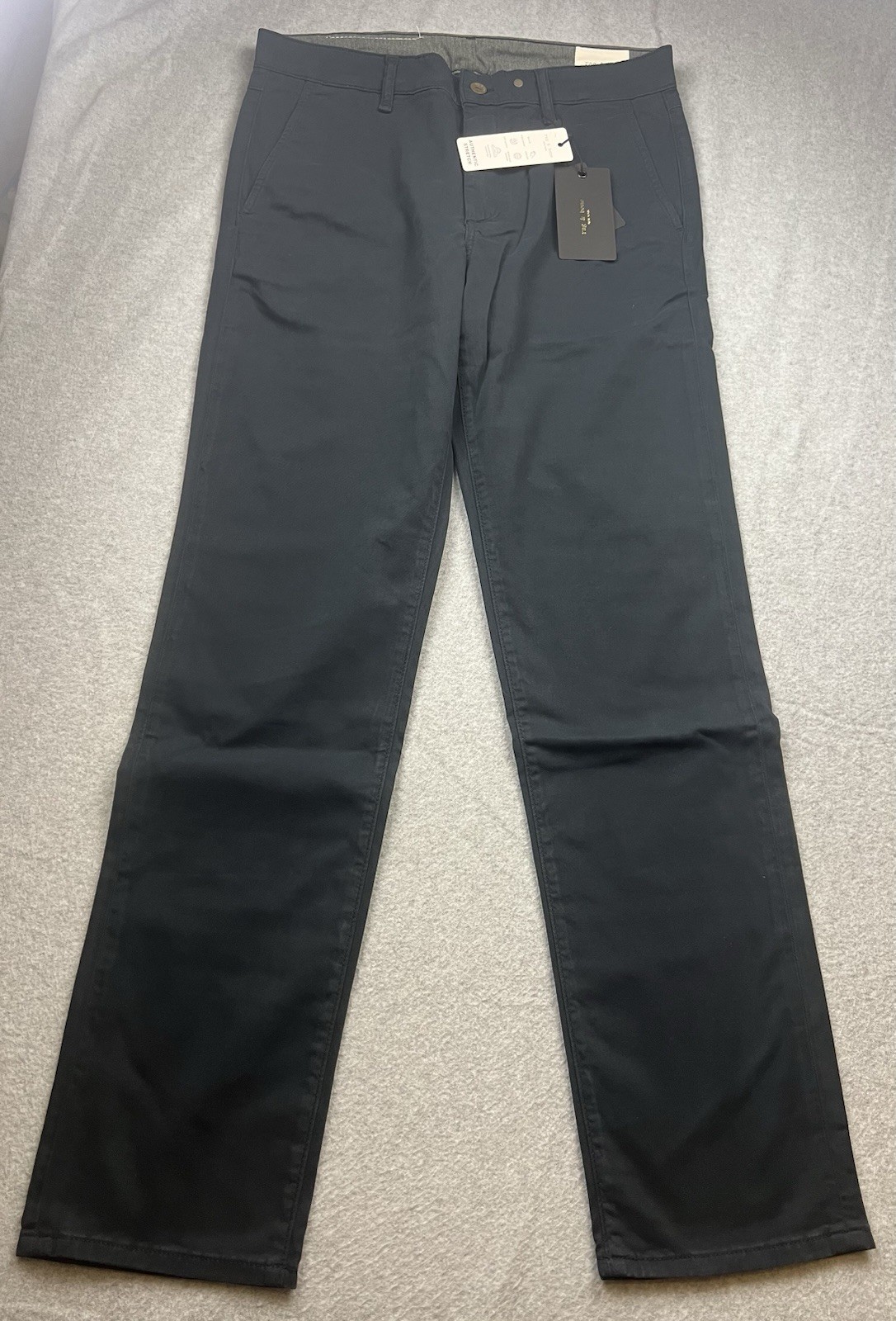 rag & bone Men’s Fit 2 Slim Twill Chino Pants W32 L32 Salute (Dark Navy) NWT