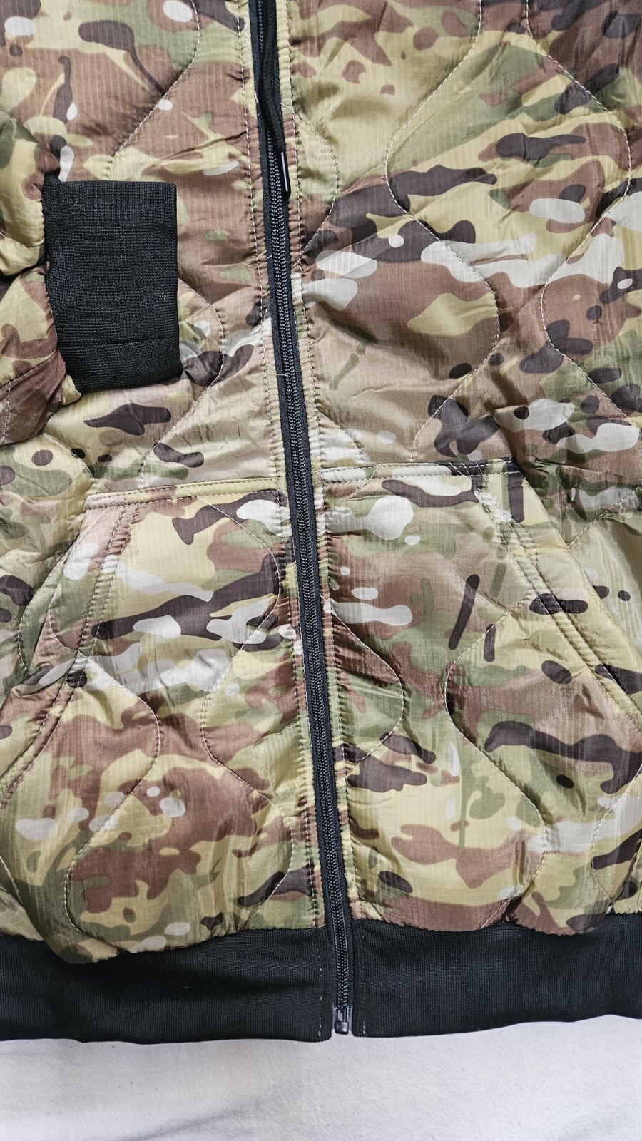 Woobie Hoodie Multicam camo full zip Parka Military Blanket Jacket USGI Tactical