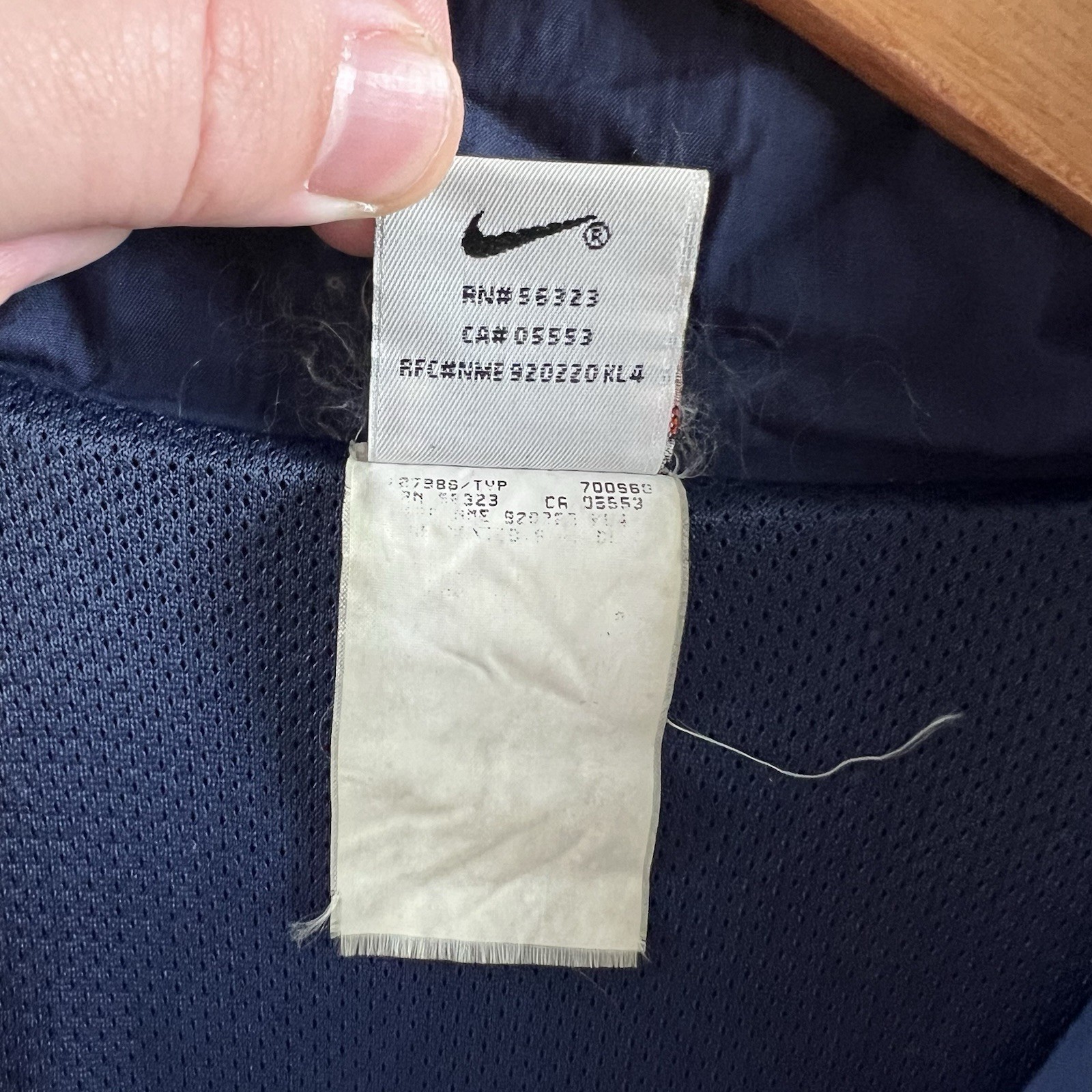 Vintage Nike Team Michigan Wolverines Windbreaker Jacket XL 90s Rowing Warmup