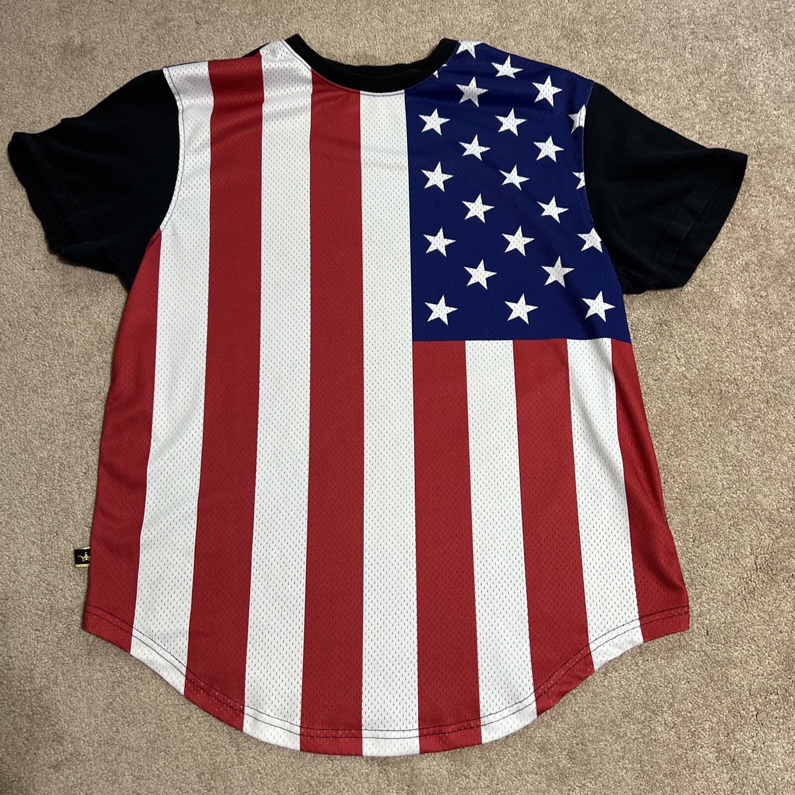 Maxi Milian Tshirt Stars And Stripes Large Short Sleeve