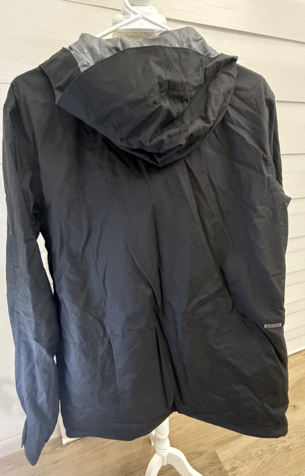Burton Defender Dryride Jacket Mens Size Small Black Hooded Insulated Ski Snow