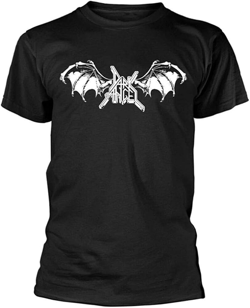Vtg Dark Angel Logo band Heavy Cotton Black Shirt All Size For Men TR354