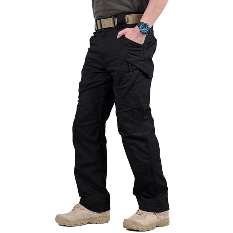 US Men Tactical Cargo Pants Soldier Straight-fit Work Combat Trousers Outdoor