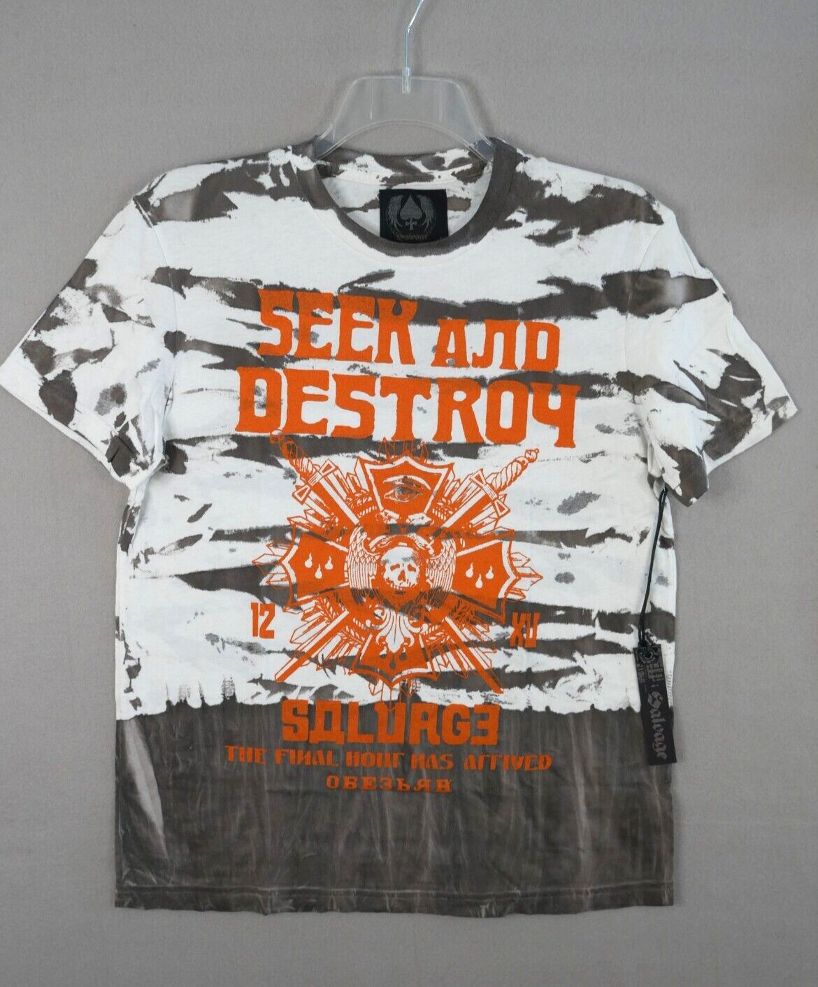 Genuine Vintage Salvage Brand T Shirt “SHOGUN” Rust V51T425 Size M