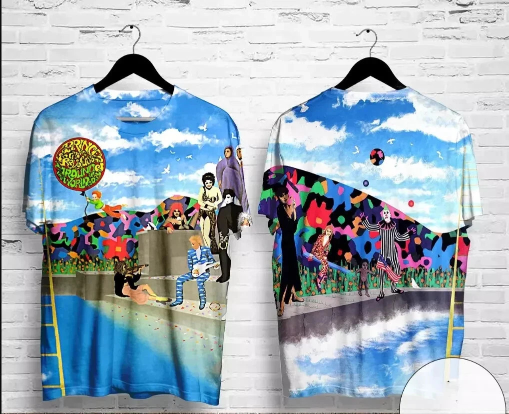 Prince And The Revolution Around The World In A Day Album Cover AOP 3D T-shirt