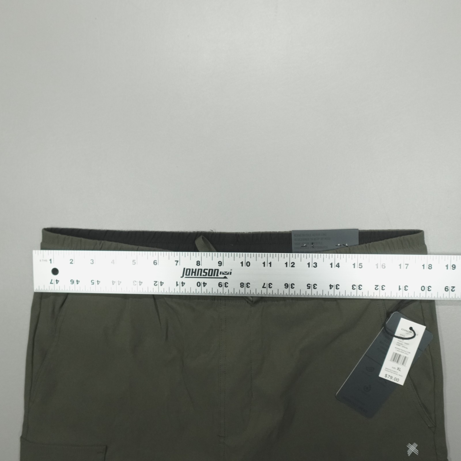 Kenneth Cole Performance Tech Cargo Jogger Pants Men’s Forest Night KE9H93FNTF