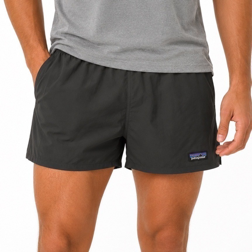 Patagonia Men’s 5″ Baggies Shorts Black size Small NWT ($69 Retail)
