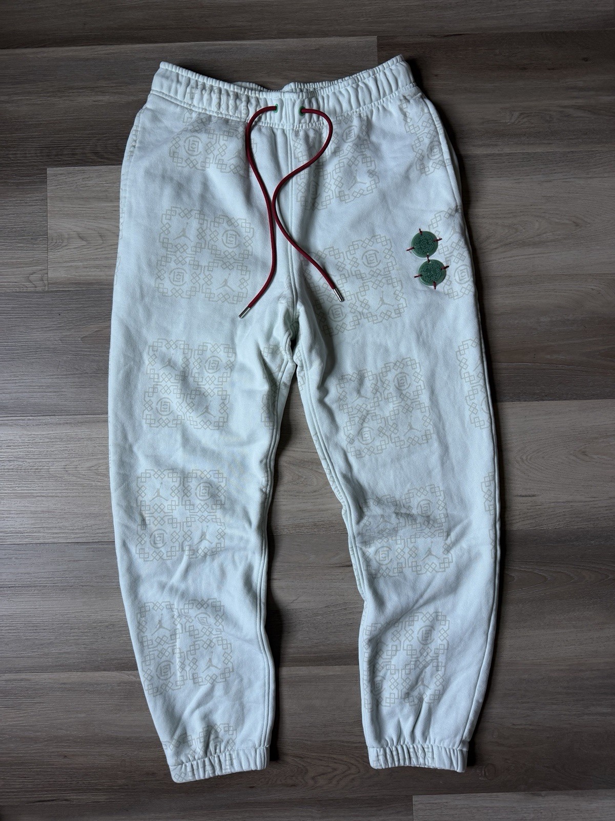 Nike JORDAN x CLOT Fleece Sweatpants DO0009-394 Barely Green MSRP $100 Size M
