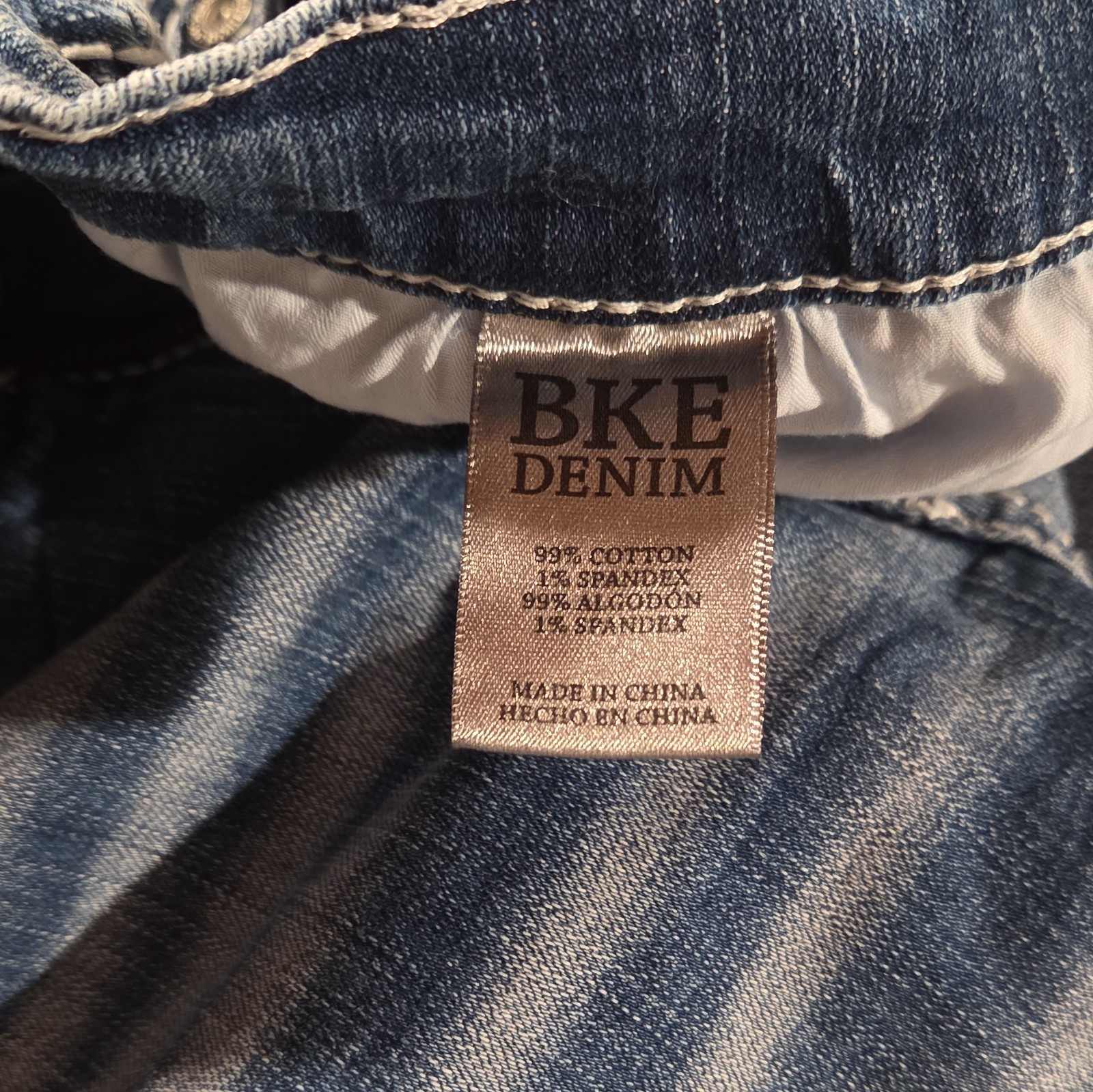 BKE Denim Men’s Jake 34R Straight Fit Jeans