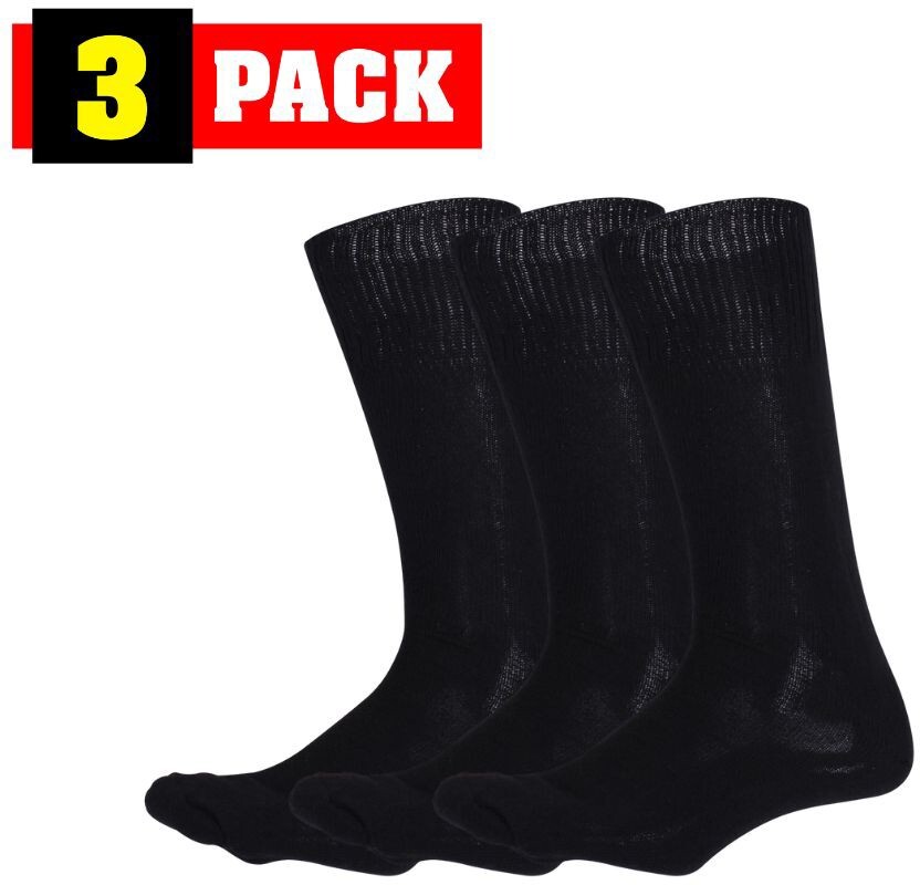 Genuine GI Military Tactical Cushion Sole US Made Wool/Nylon/Cotton Socks 3 PACK