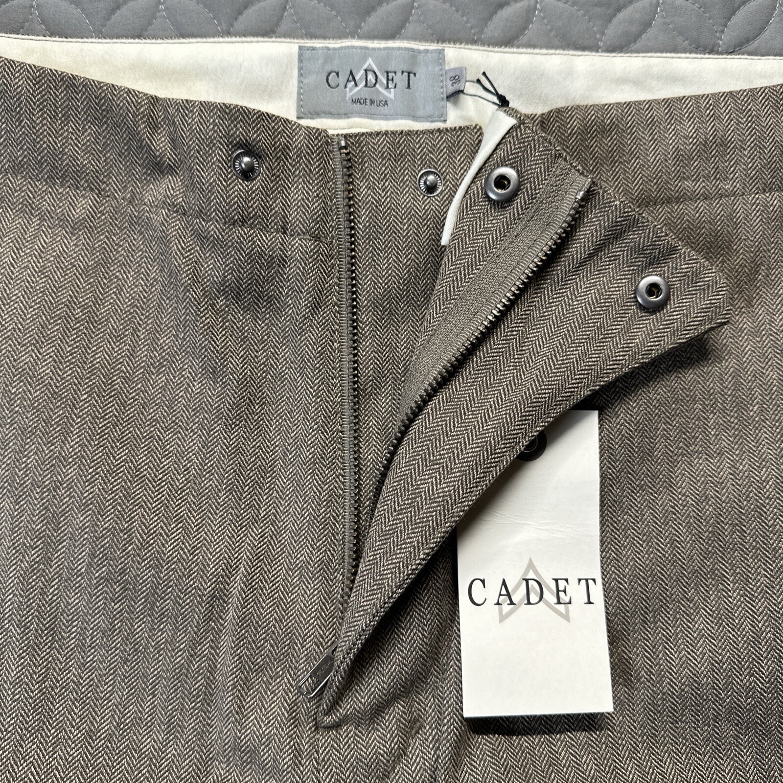 NOS Cadet Clothing Men’s Aviator Pants Cuffed Size 38×30 Aviation Flight Raver