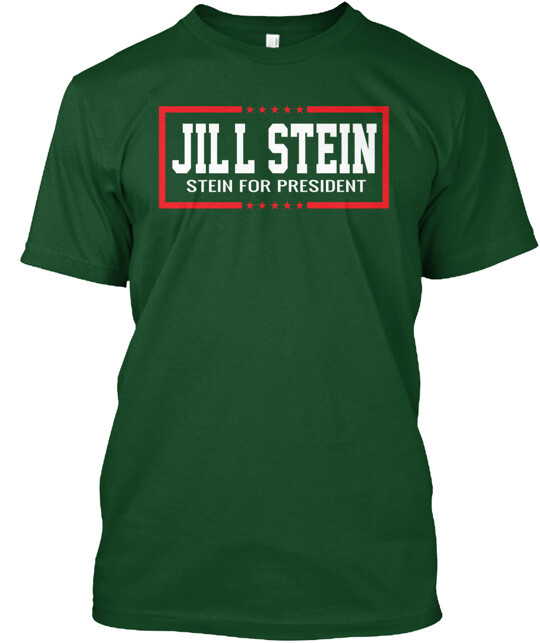 Jill Stein For President T-Shirt Made in the USA Size S to 5XL