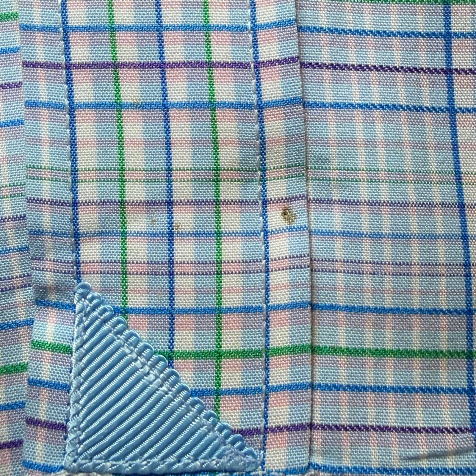 UNTUCKit Magliocco Blue Plaid Wrinkle Free Shirt Mens Large Long Sleeve Casual