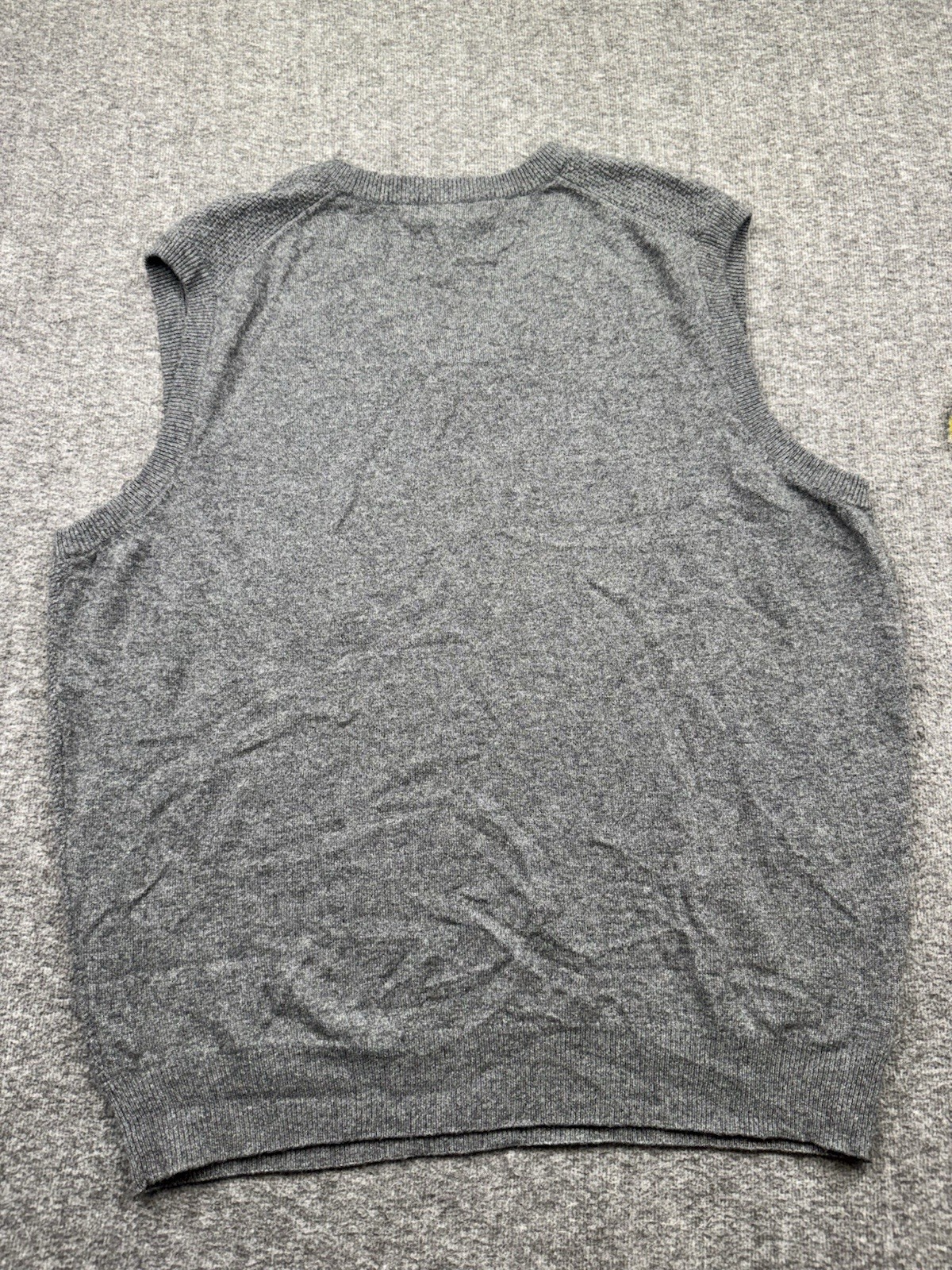 McGeorge Ballantyne Scotland Men’s Cashmere Sweater Vest Sz XL Gray Grandpa