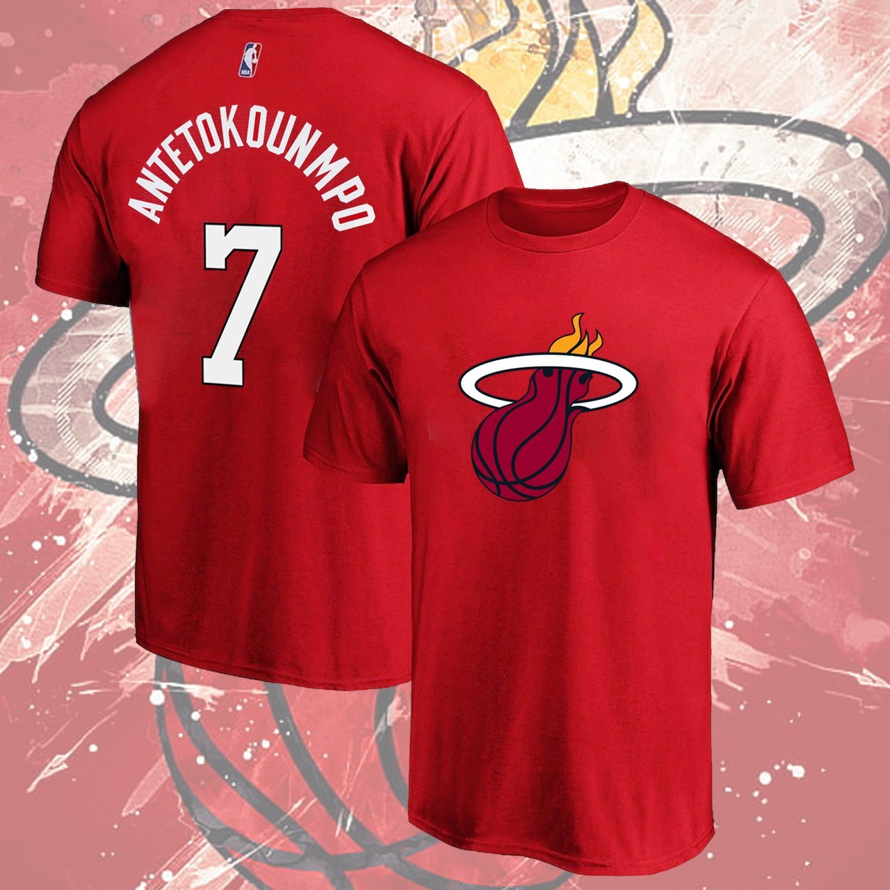 Welcome Antetokounnmpo #7 To Miami Name & Number Player Gift S-5XL FASTSHIP