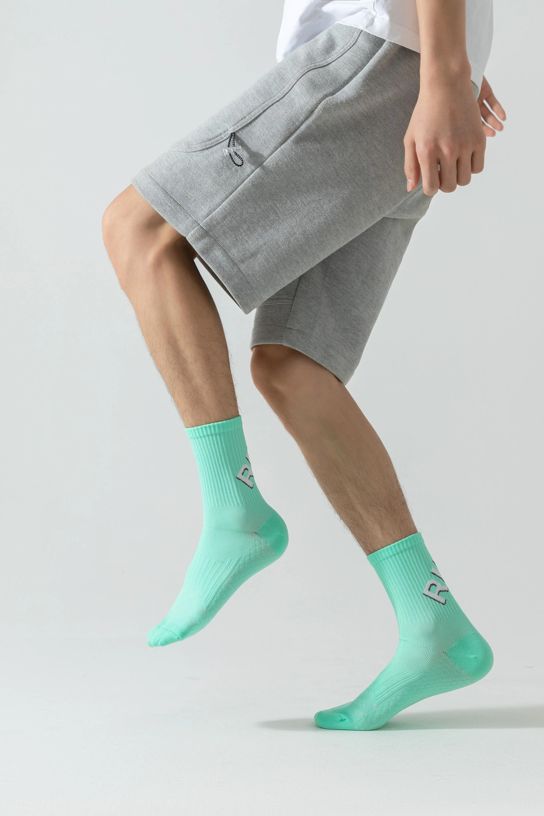 New Outdoor Sports Marathon All Seasons Running Crew Socks Men/Women Colorful Qu