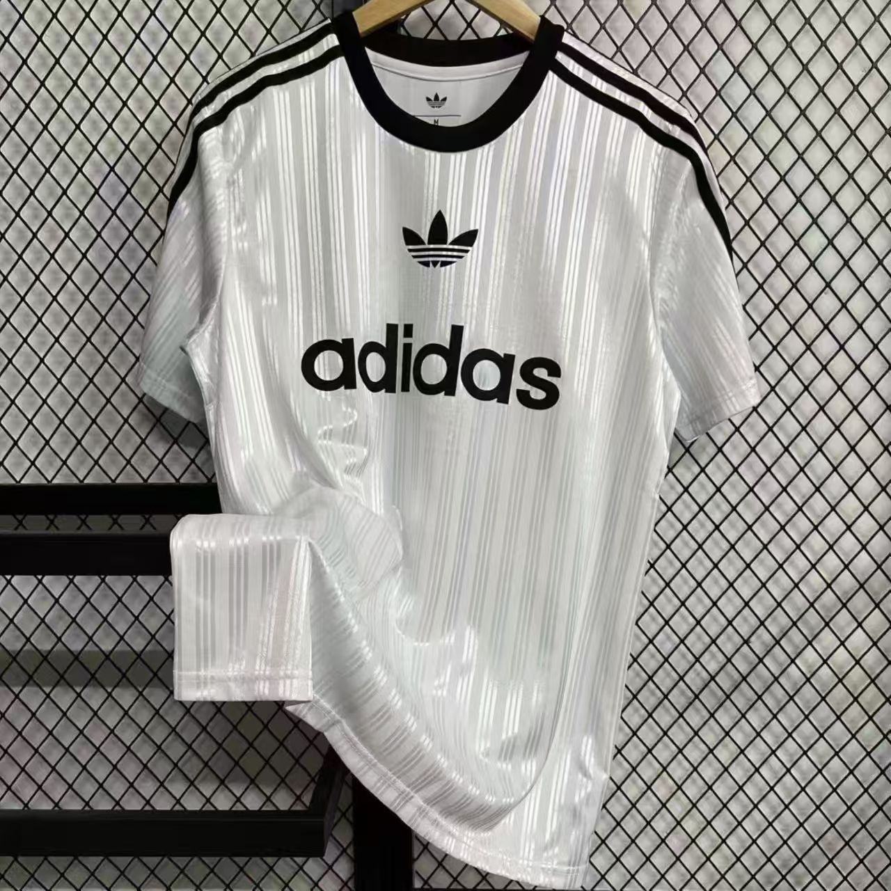 RARE NEW MENS ADIDAS ORIGINALS CALIFORNIA 3 STRIPES TREFOIL SHIRT ~ S M L XL XXL