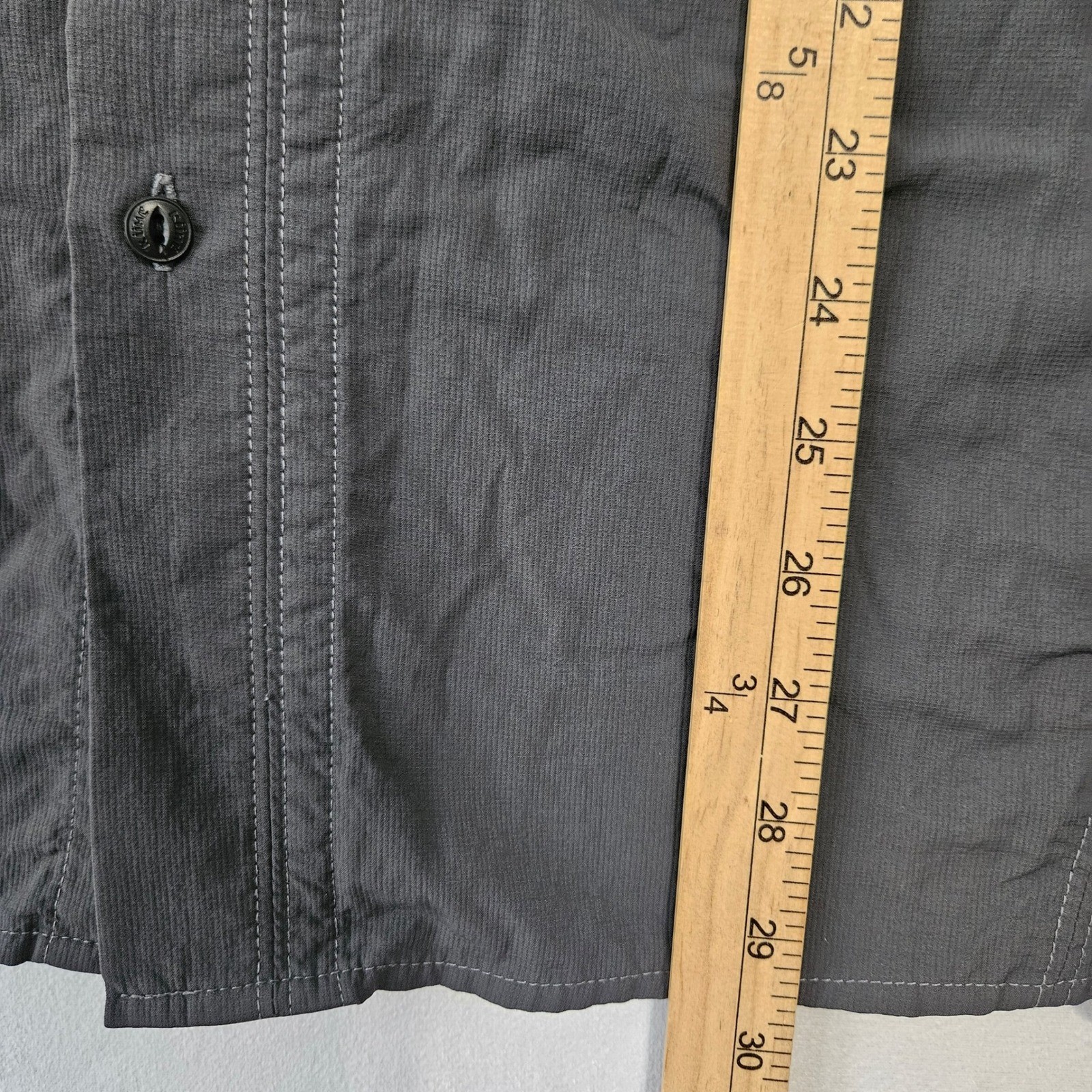 KUHL Airspeed Shirt Mens XL Grey Short Sleeve Technical Hiking Outdoor Gorpcore