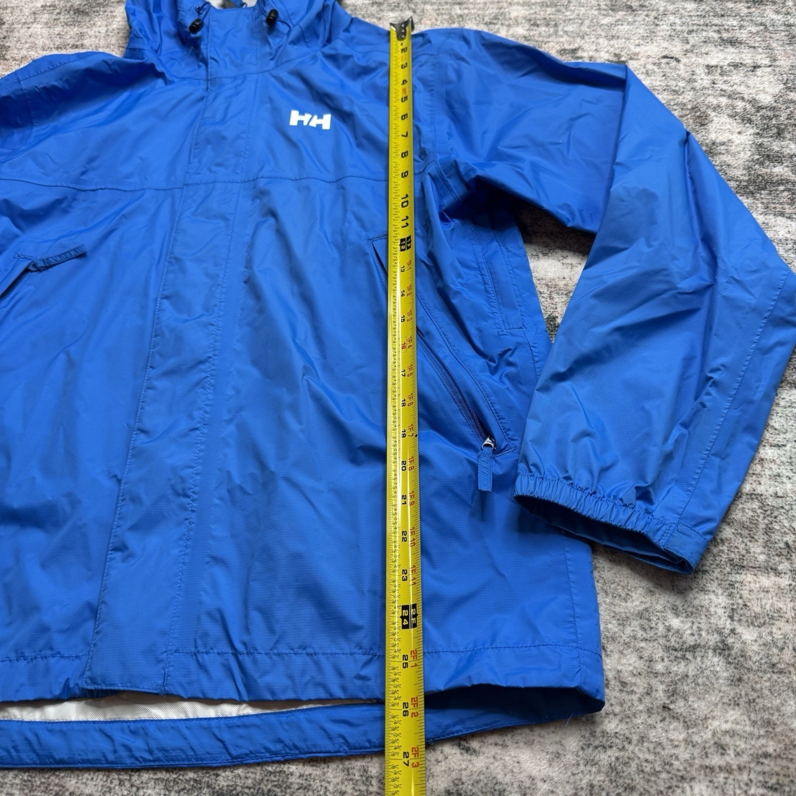 Helly Hansen Loke Waterproof Rain Hiking Jacket Mens S Lightweight Zip Hooded
