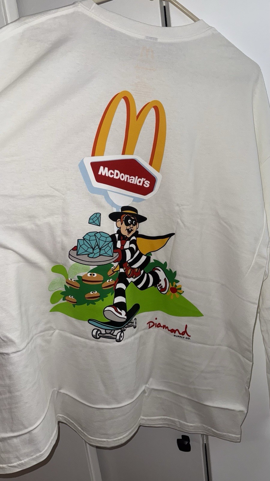 McDonald’s x Diamond Supply Co. Collab Limited Edition Long Sleeve Shirt