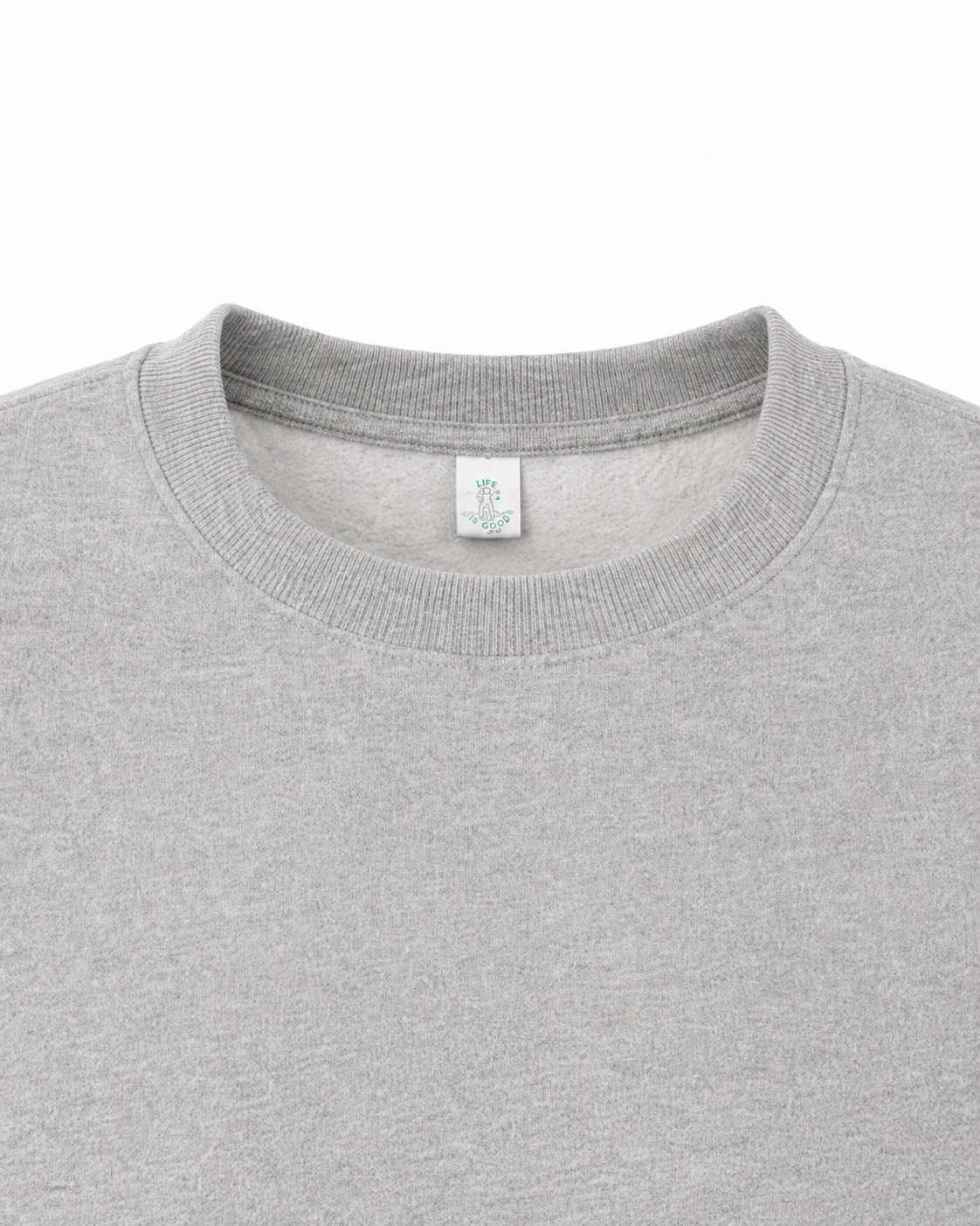 NANTUCKET Hanes Unisex Ecosmart Crewneck Sweatshirt Light Steel – P1607