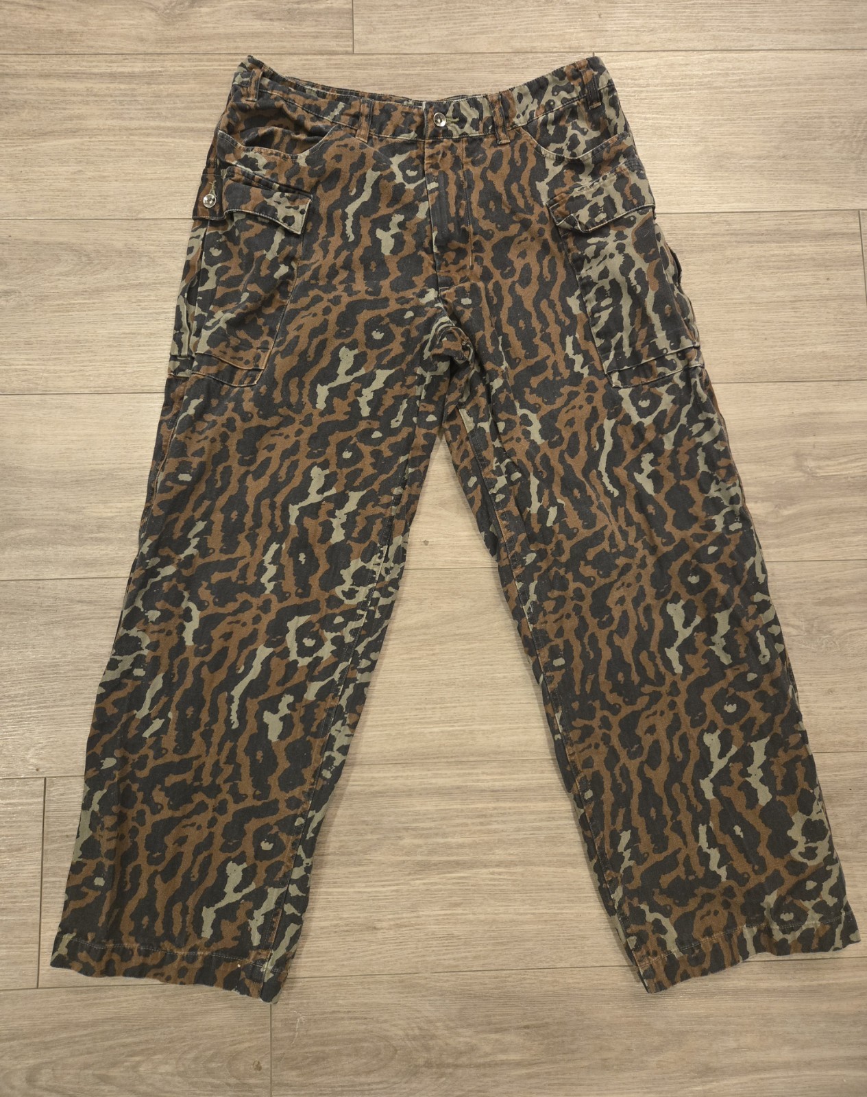 Nike Mens Cargo Pants Duck Camo Print Relaxed Fit 34×28 Skateboard Cargo Skate