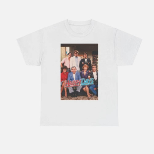 “Happy Days” Vintage Retro TV Series Unisex Heavy Cotton Graphic Tee NEW