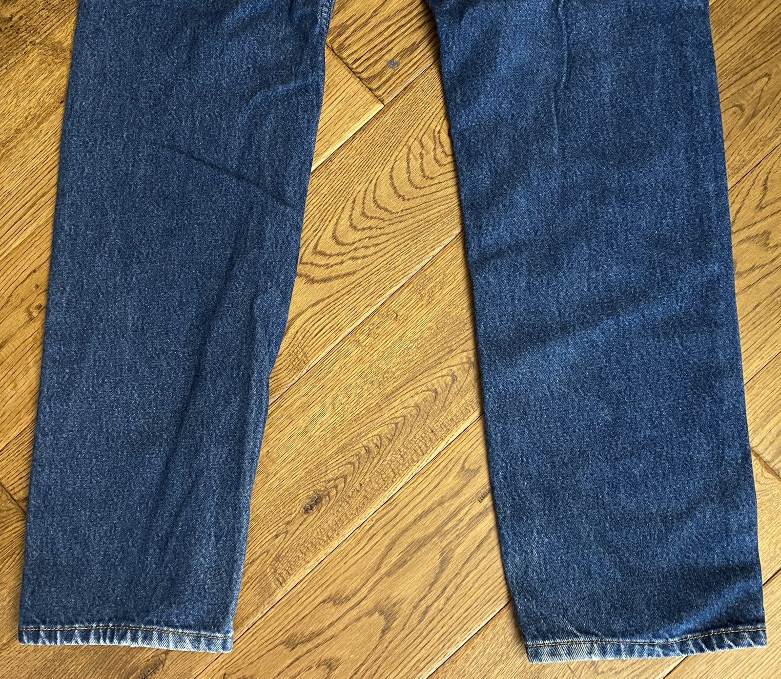 Levi’s 505 Regular Straight Jeans 34 x 30 Zip Fly Medium to Dark Wash Men Cotton