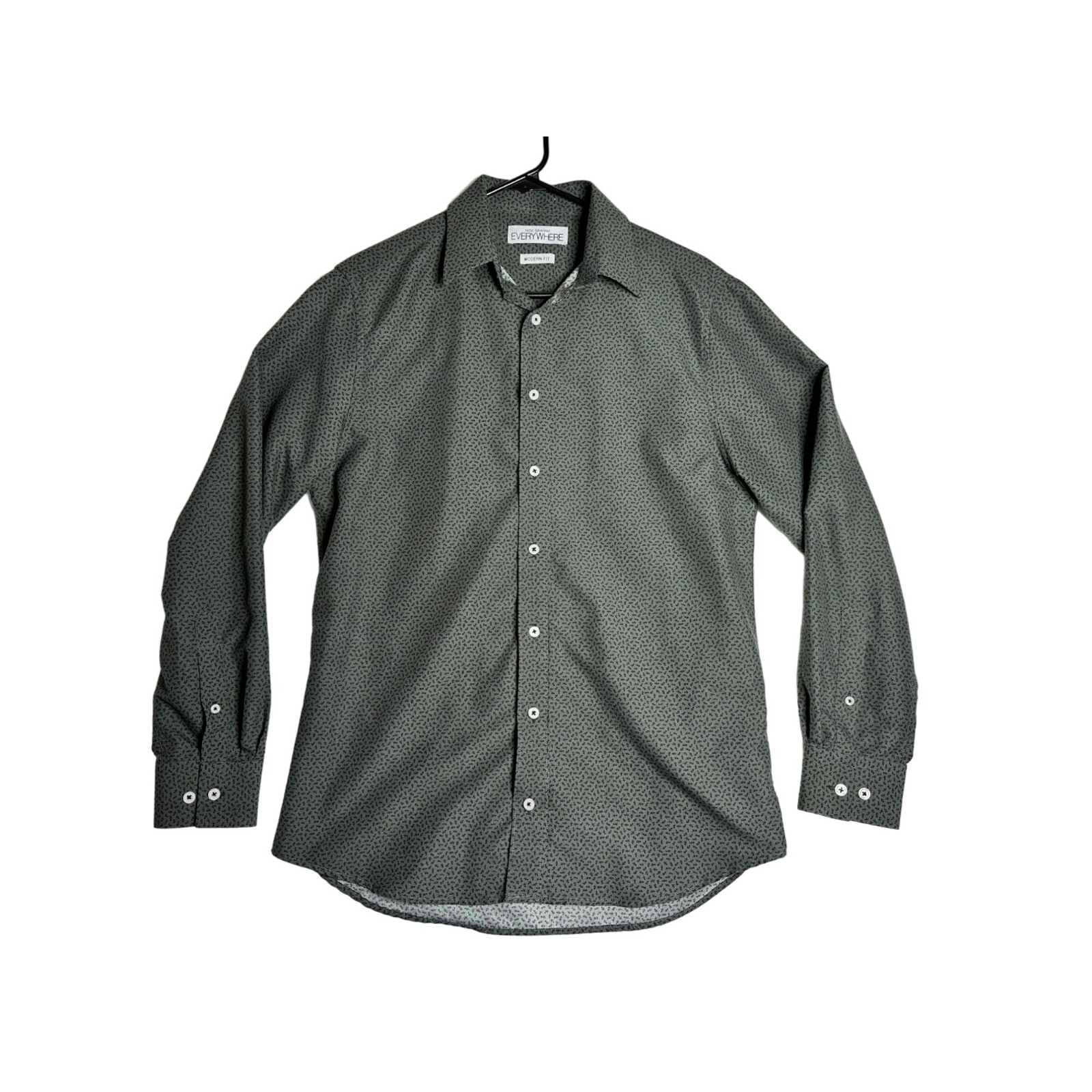 Nick Graham Men’s Modern Fit L/S Dress Shirt Mens Small 14.5-15 (32-33)