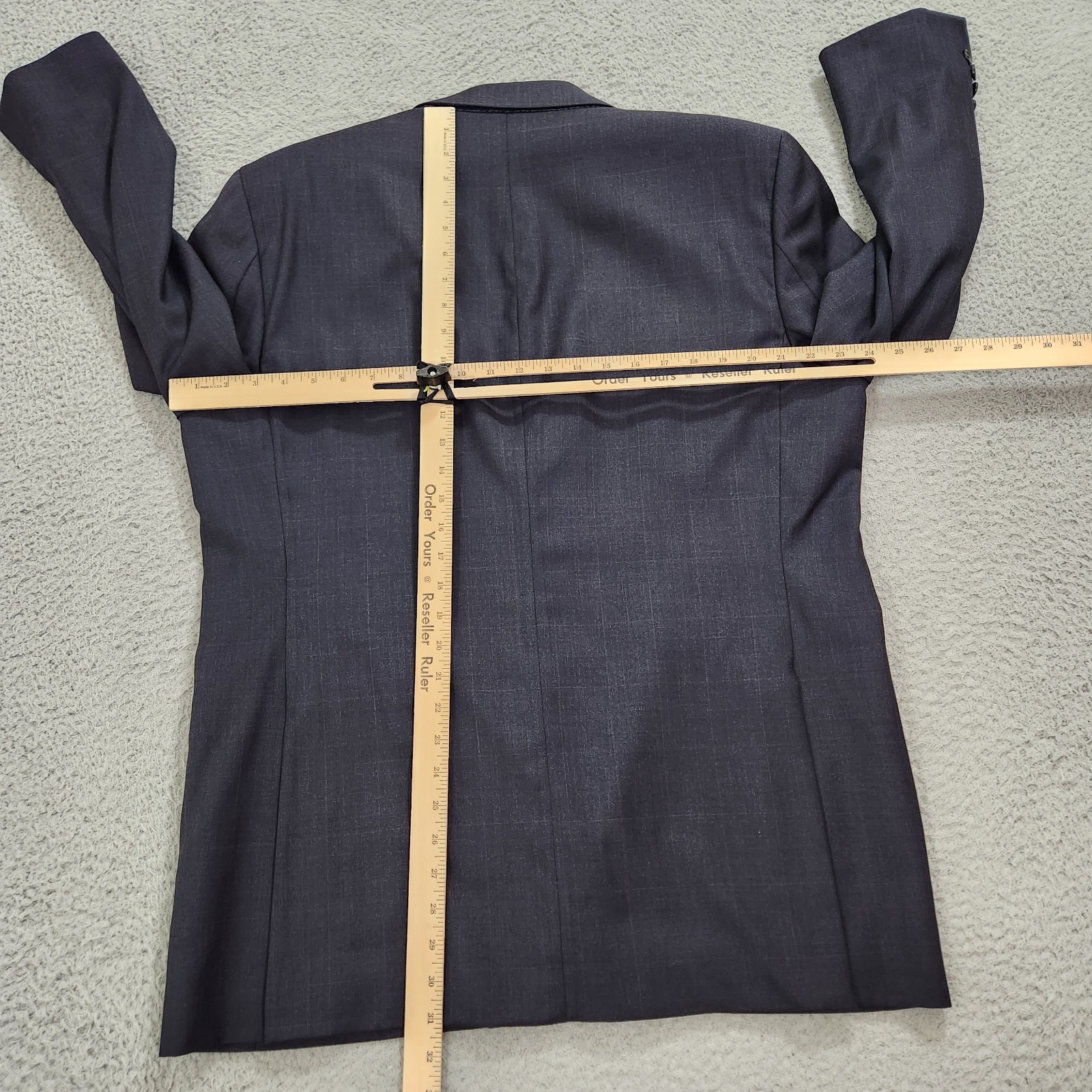 Brooks Brothers 1818 Sport Coat Mens 43R Blue Drago Lanificio In Biella Italy
